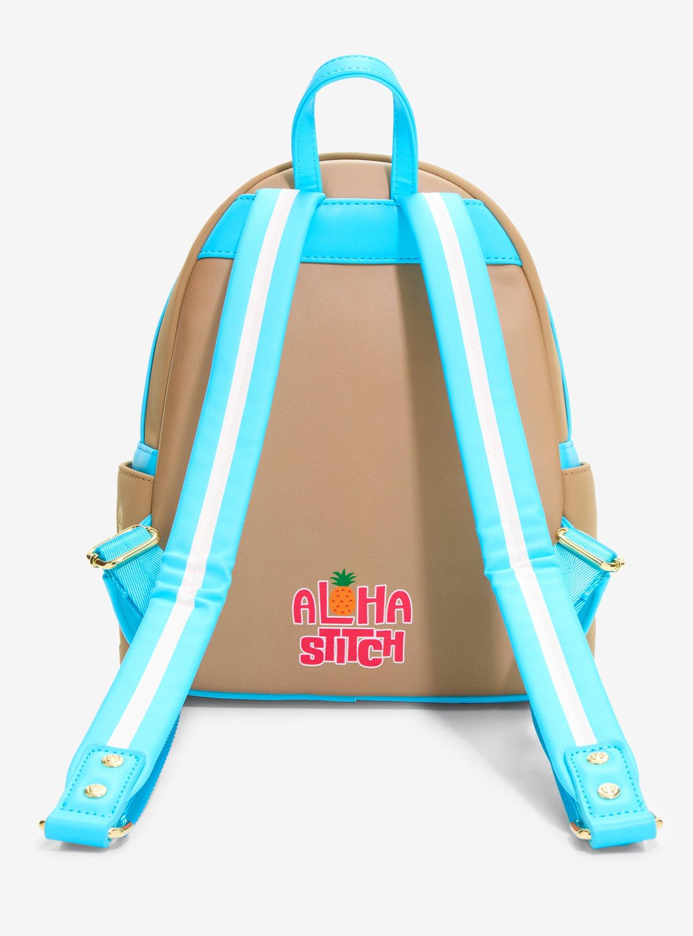 Loungefly Disney Lilo & Stitch Beach Towel Stitch Mini Backpack - BoxLunch Exclusive
