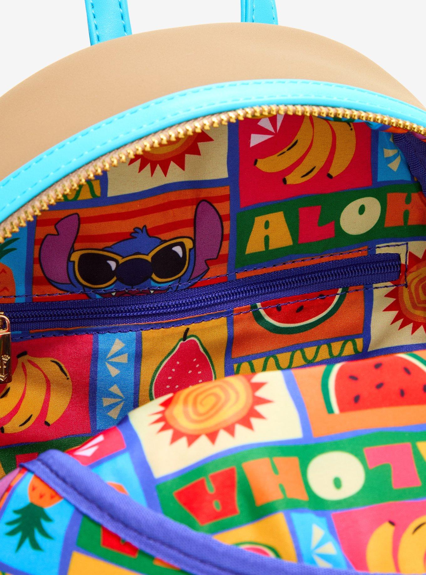 Loungefly Disney Lilo & Stitch Beach Towel Stitch Mini Backpack - BoxLunch Exclusive, , alternate