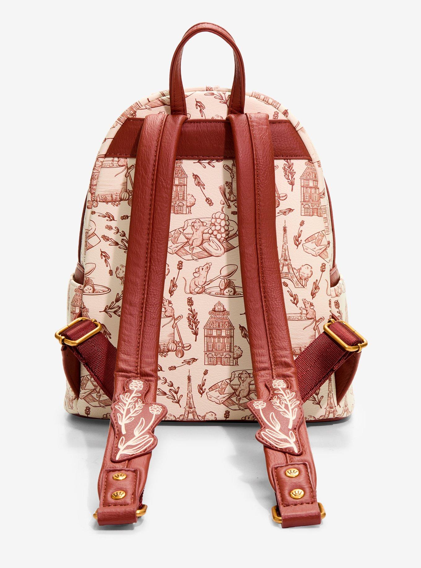 Loungefly Disney Pixar Ratatouille Scenic Allover Print Mini Backpack - BoxLunch Exclusive, , alternate