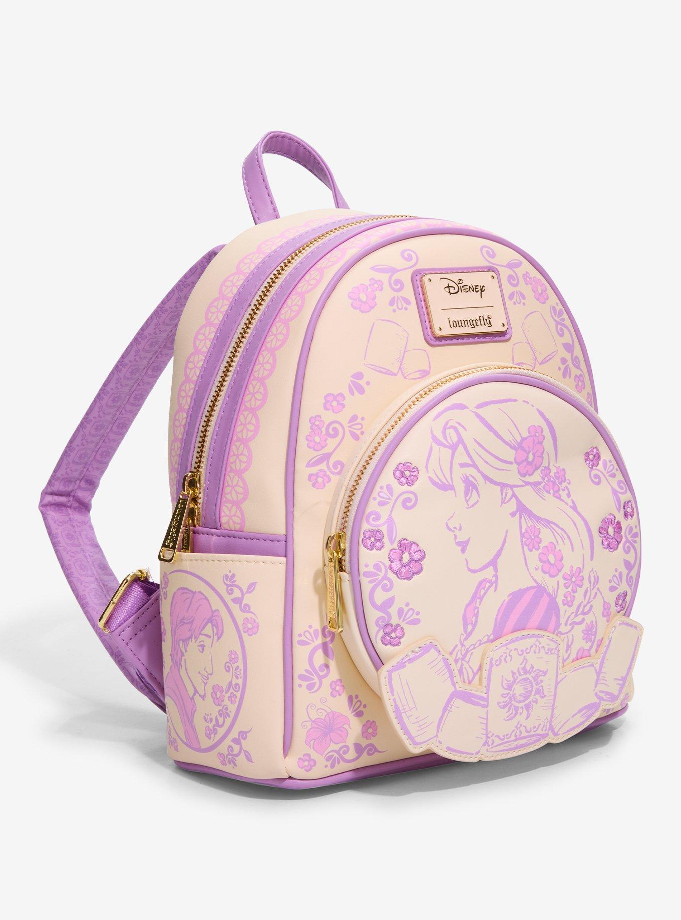 Loungefly Disney Tangled Rapunzel Sketched Mini Backpack &mdash; BoxLunch Exclusive, , hi-res