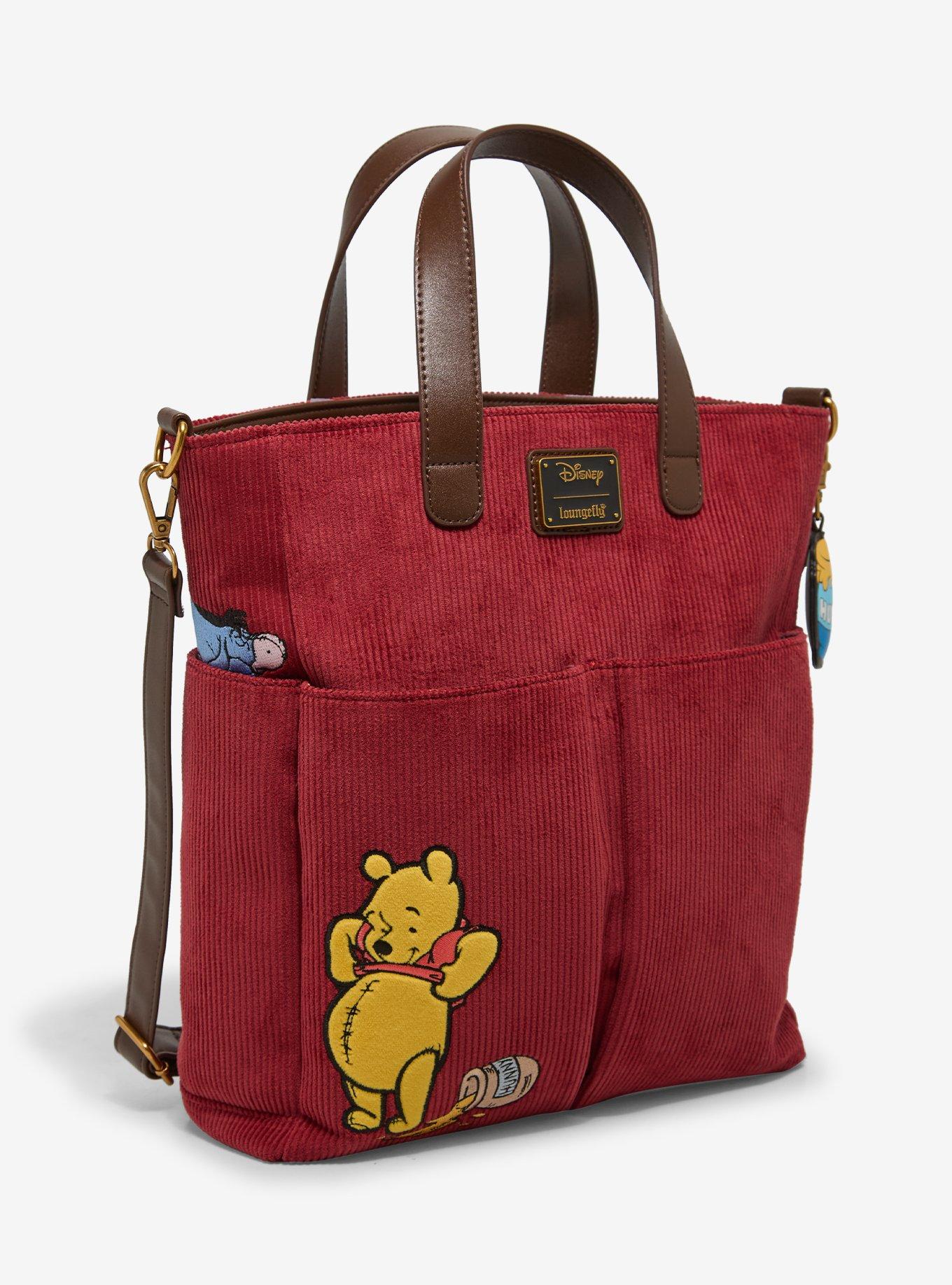 Loungefly Disney Winnie the Pooh Corduroy Tote Bag - BoxLunch Exclusive, , hi-res