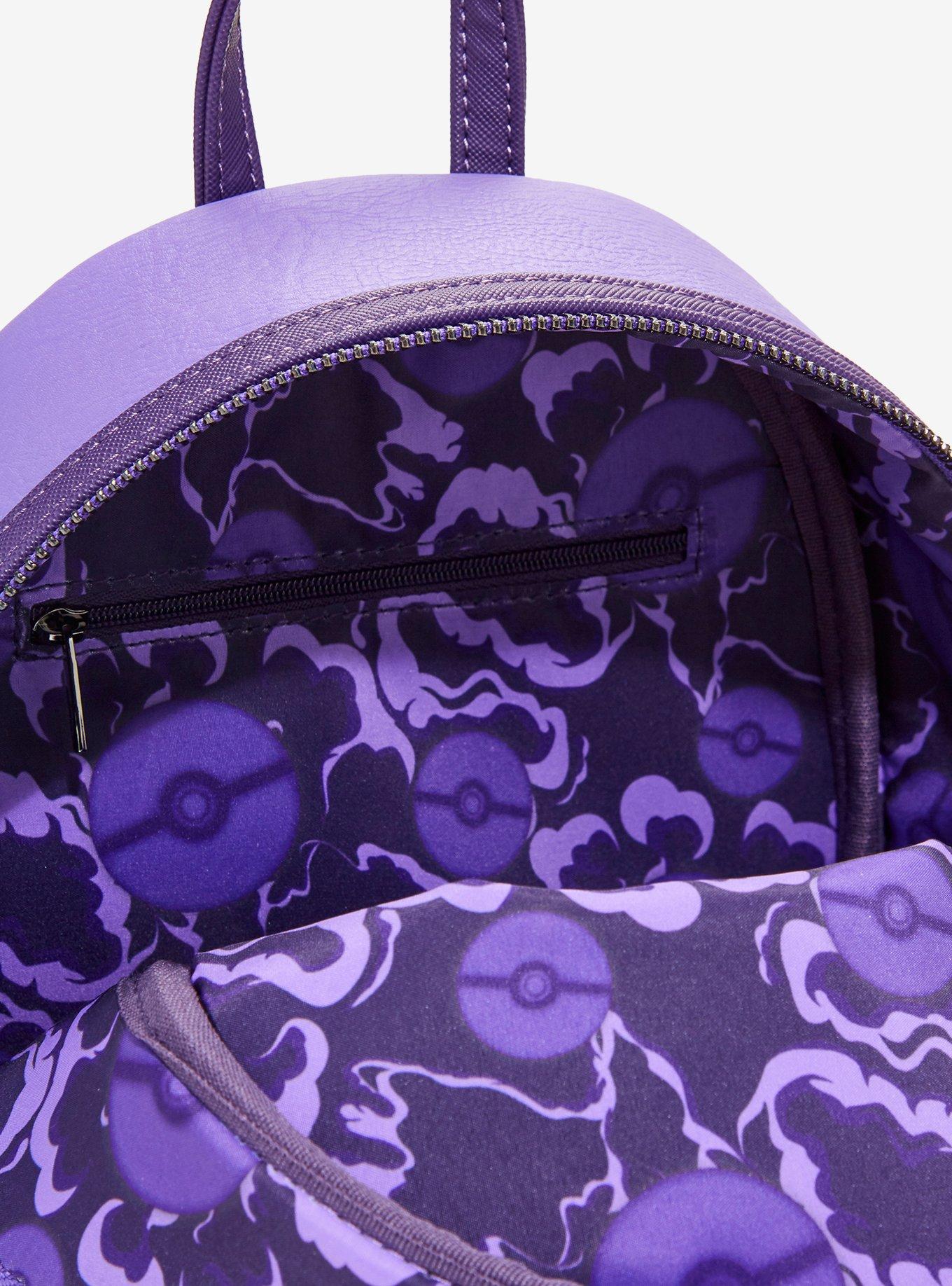 Loungefly Pok&eacute;mon Gengar Purple Floral Mini Backpack - BoxLunch Exclusive, , alternate - view 4