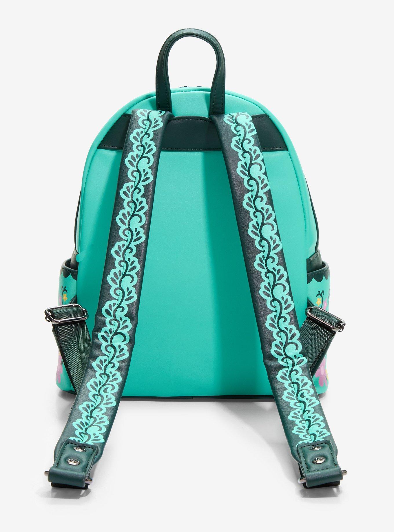Loungefly Disney Tangled Pascal Floral Mini Backpack - BoxLunch Exclusive, , alternate
