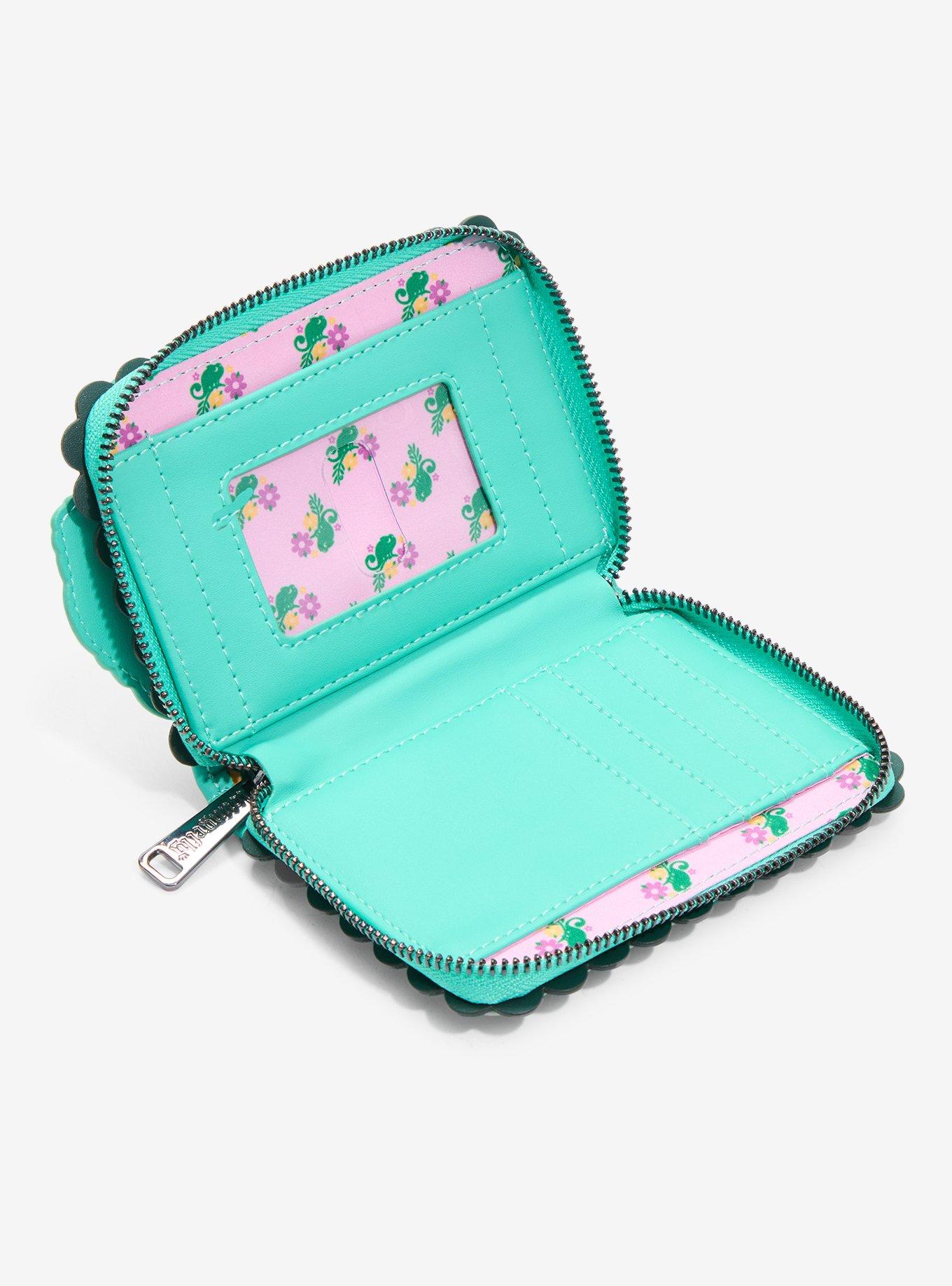 Loungefly Disney Tangled Pascal Floral Wallet- BoxLunch Exclusive, , alternate