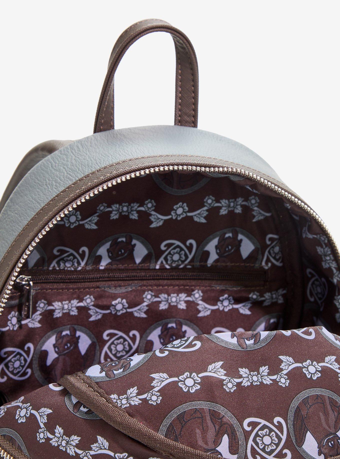 Loungefly DreamWorks How To Train Your Dragon Toothless Portrait Mini Backpack - BoxLunch Exclusive, , alternate