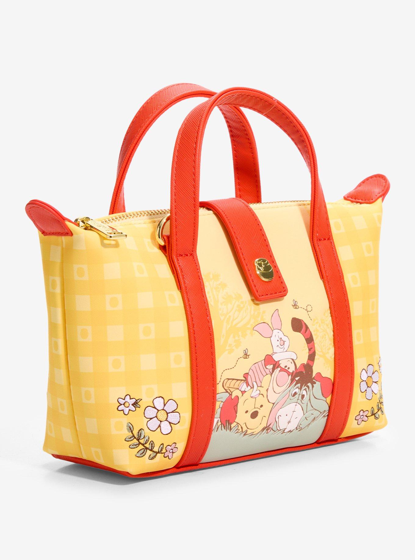 Loungefly Disney Winnie the Pooh Floral Gingham Mini Backpack - BoxLunch Exclusive, , hi-res