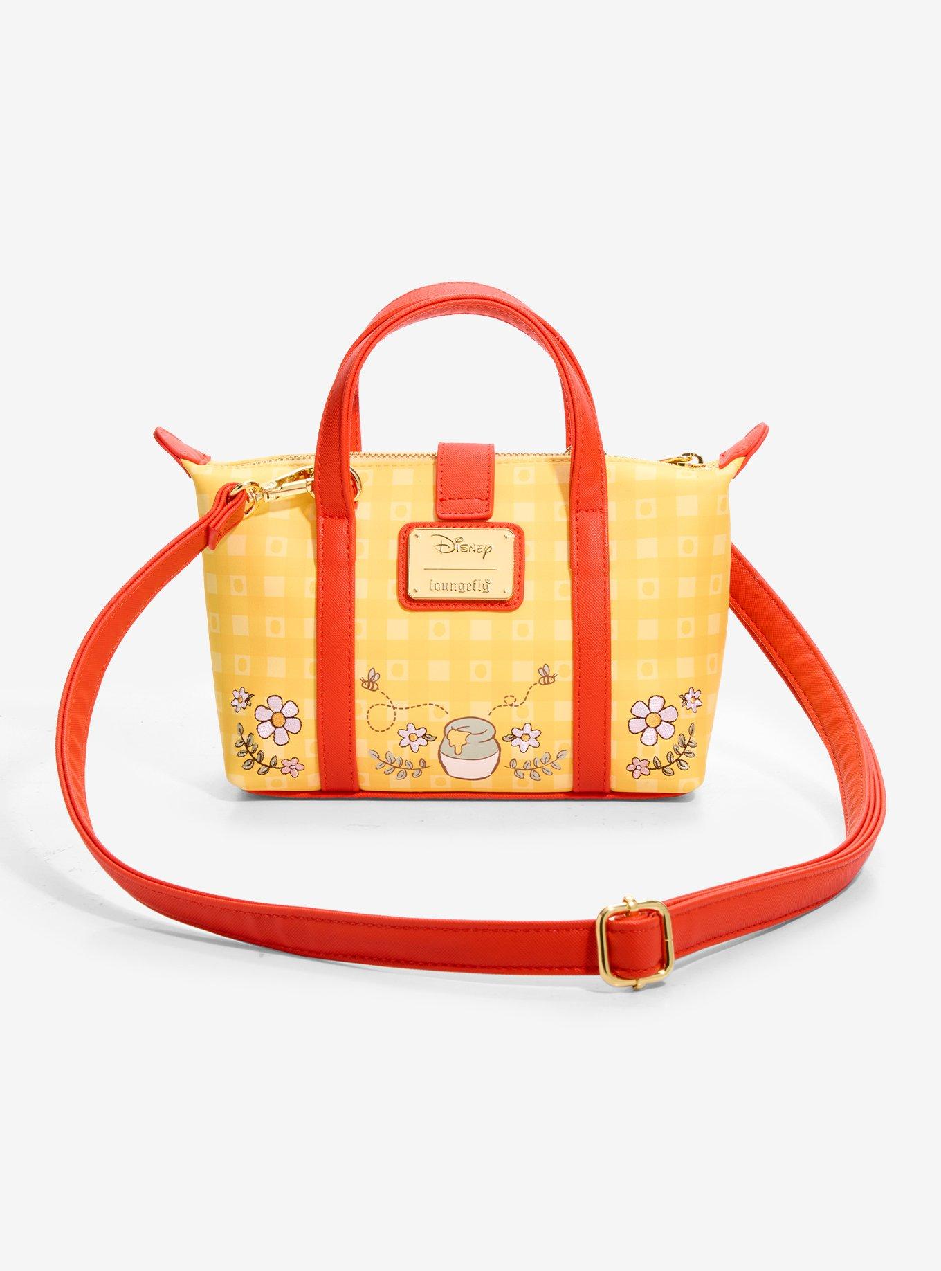 Loungefly Disney Winnie the Pooh Floral Gingham Mini Backpack - BoxLunch Exclusive, , alternate
