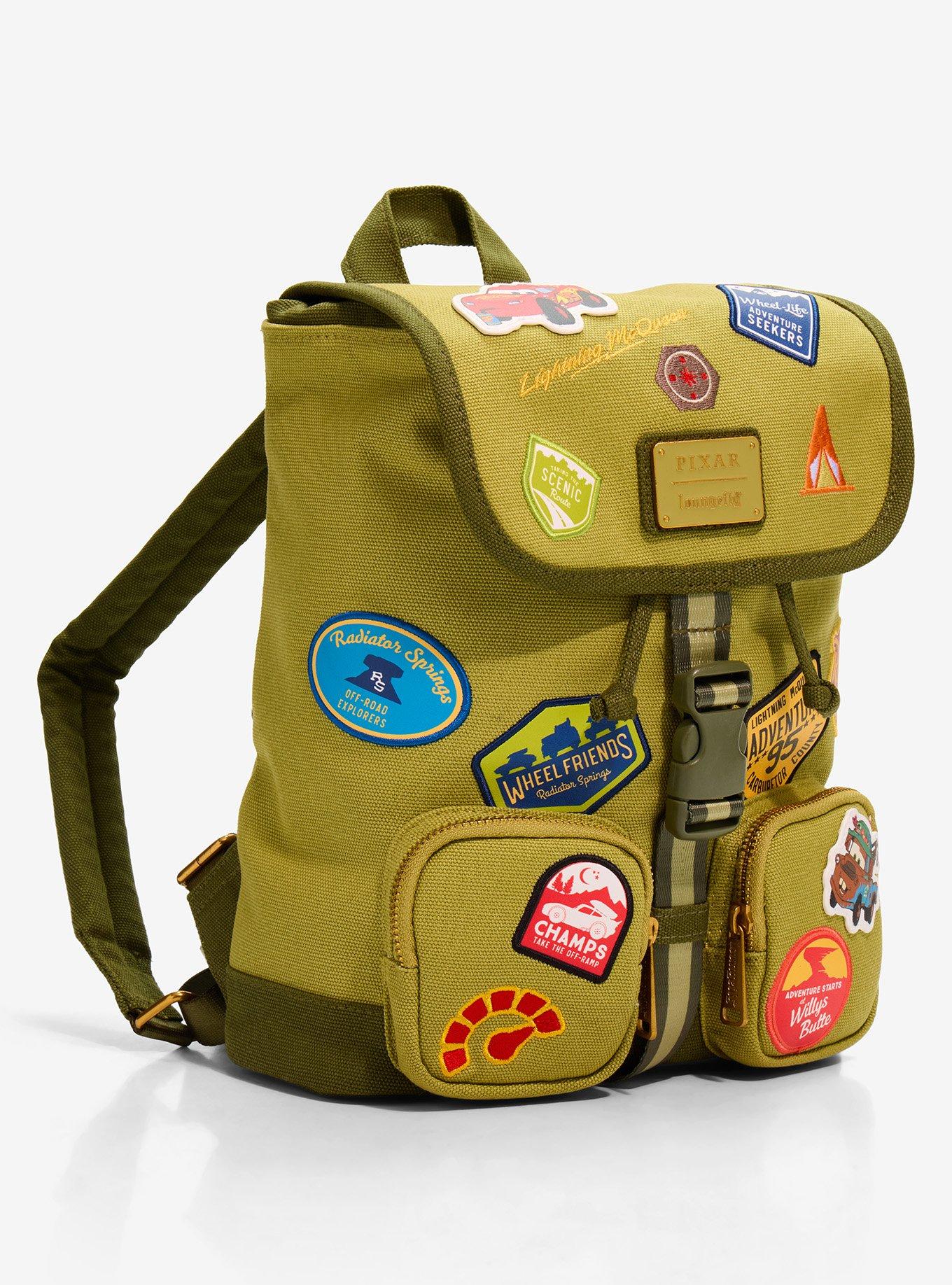 Loungefly Disney Pixar Cars Patches Mini Backpack &mdash; BoxLunch Exclusive, , hi-res