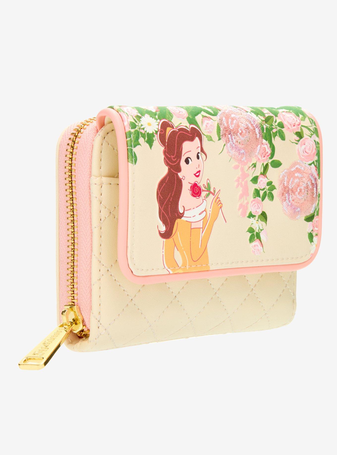 Loungefly Disney Beauty and The Beast Quilted Belle Wallet - BoxLunch Exclusive, , hi-res
