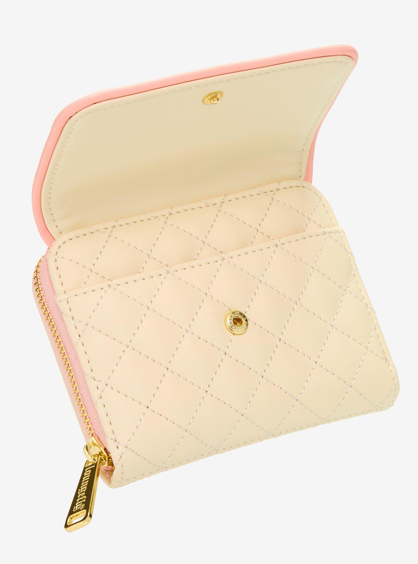 Loungefly Disney Beauty and The Beast Quilted Belle Wallet - BoxLunch Exclusive, , alternate