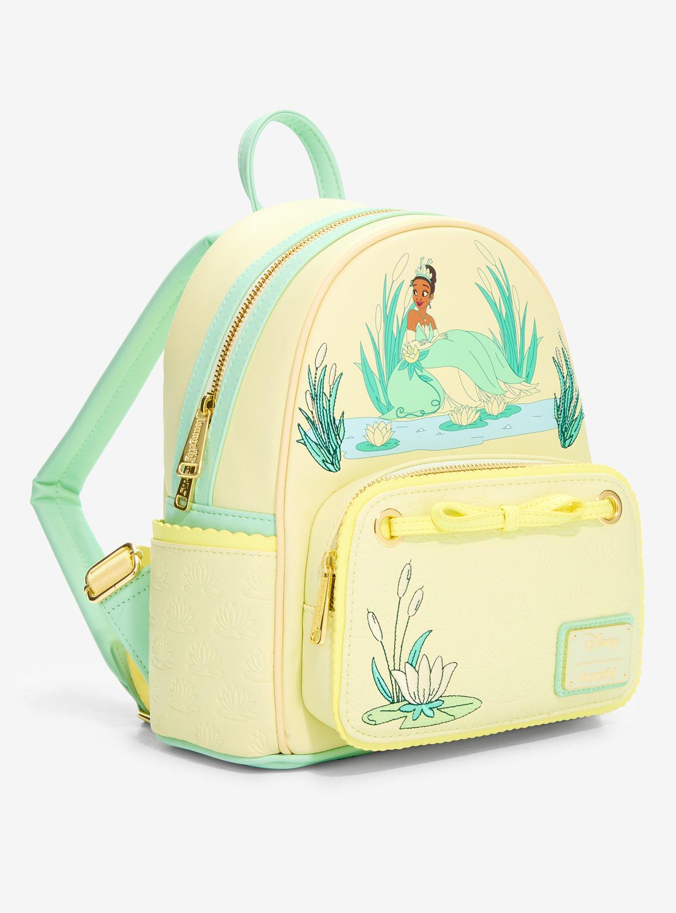 Loungefly Disney The Princess and the Frog Tiana Pond Flowers Mini Backpack - BoxLunch Exclusive, , hi-res