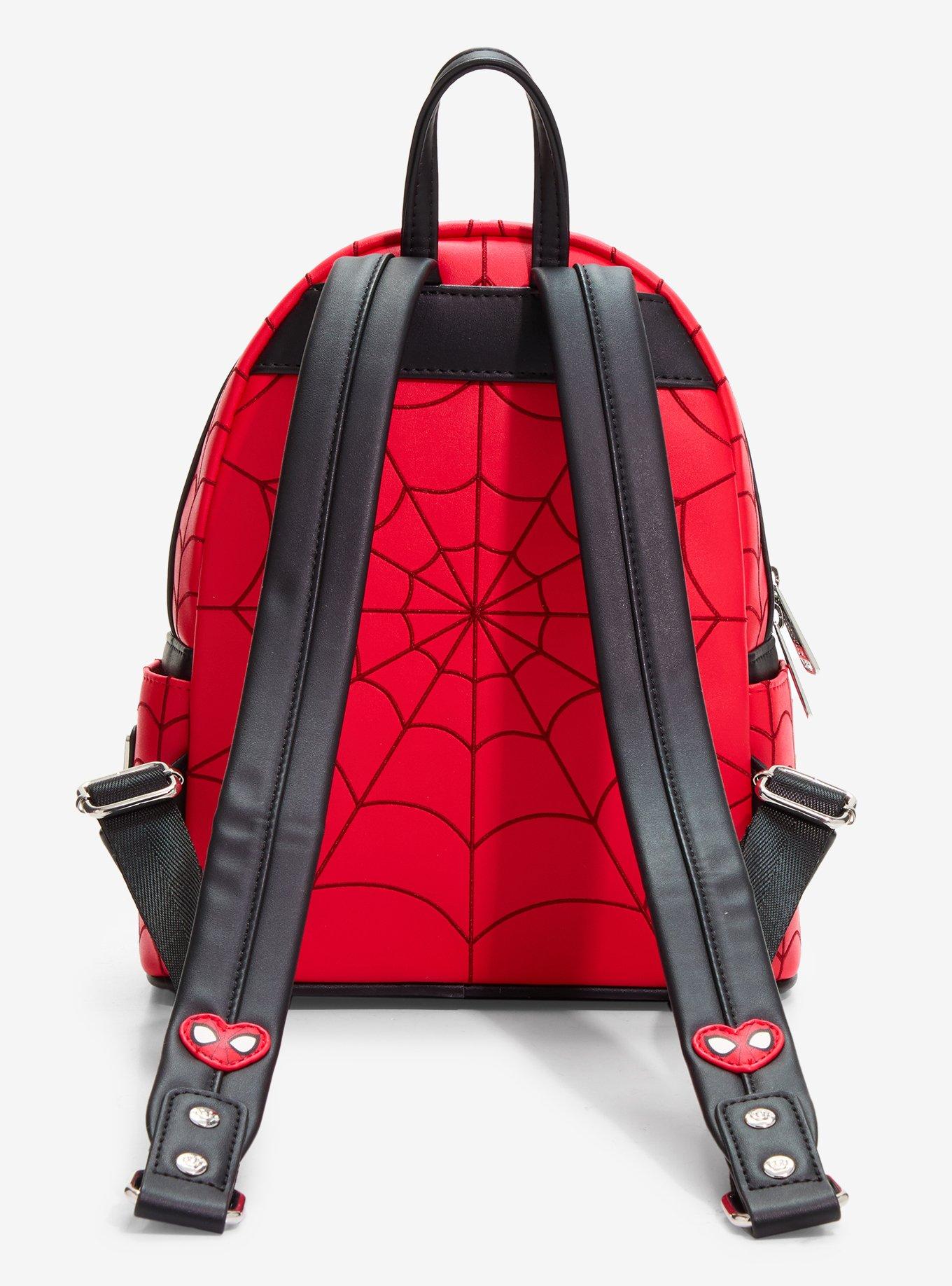 Loungefly Marvel Spider-Man Web Heart Mini Backpack - BoxLunch Exclusive