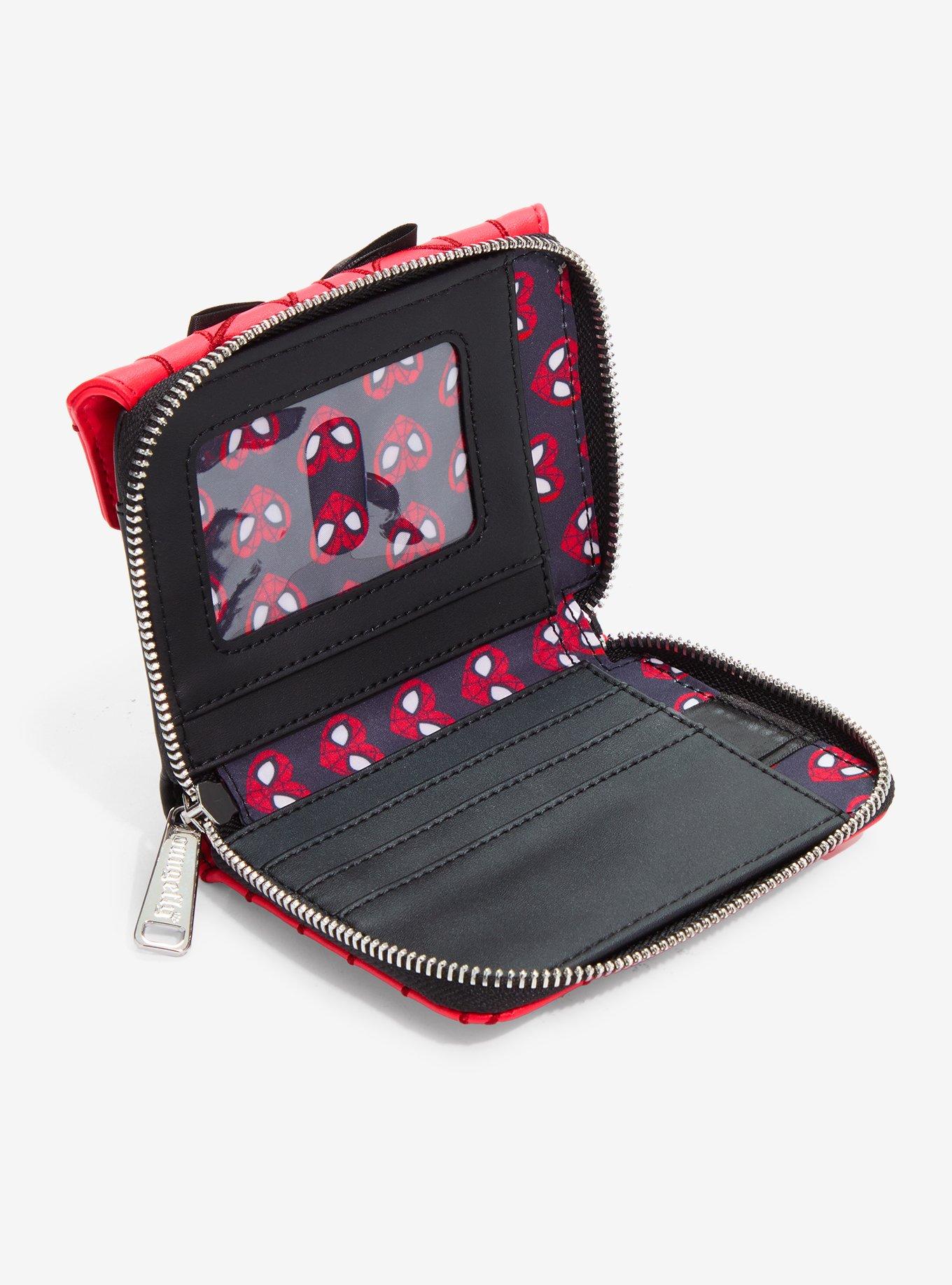 Loungefly Marvel Spider-Man Web Bow Wallet - BoxLunch Exclusive, , alternate