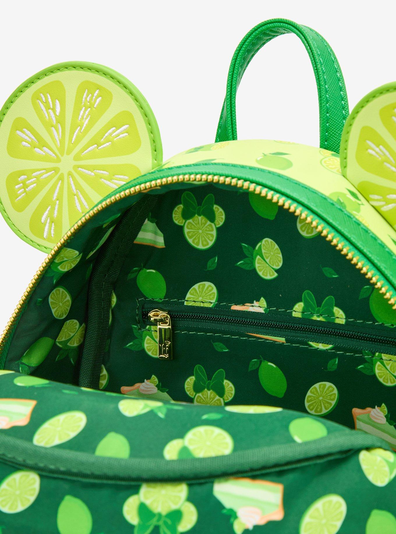 Loungefly Disney Minnie Mouse Key Lime Pie Lime Scented Mini Backpack &mdash; BoxLunch Exclusive, , alternate