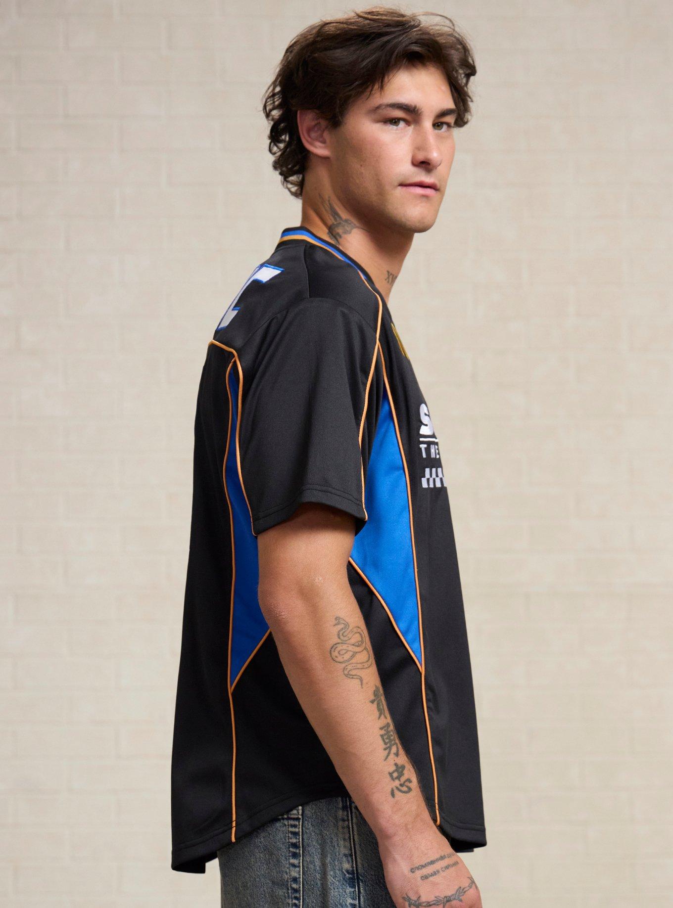 Sonic the Hedgehog Football Jersey - BoxLunch Exclusive, BLACK, alternate - view 4