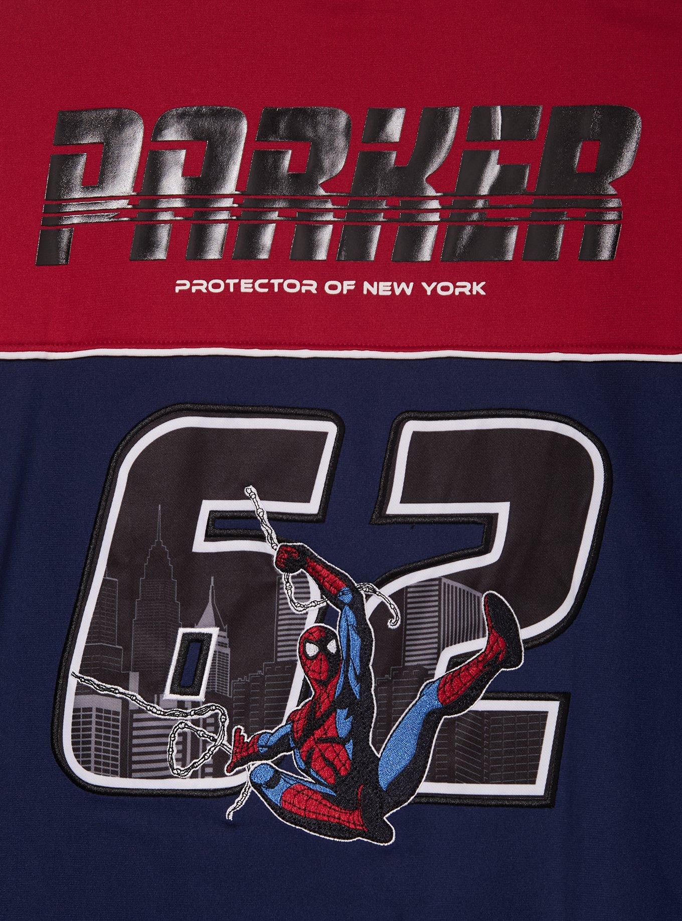 Marvel Spider-Man Color Block Football Jersey - BoxLuch Exclusive, BLACK, alternate