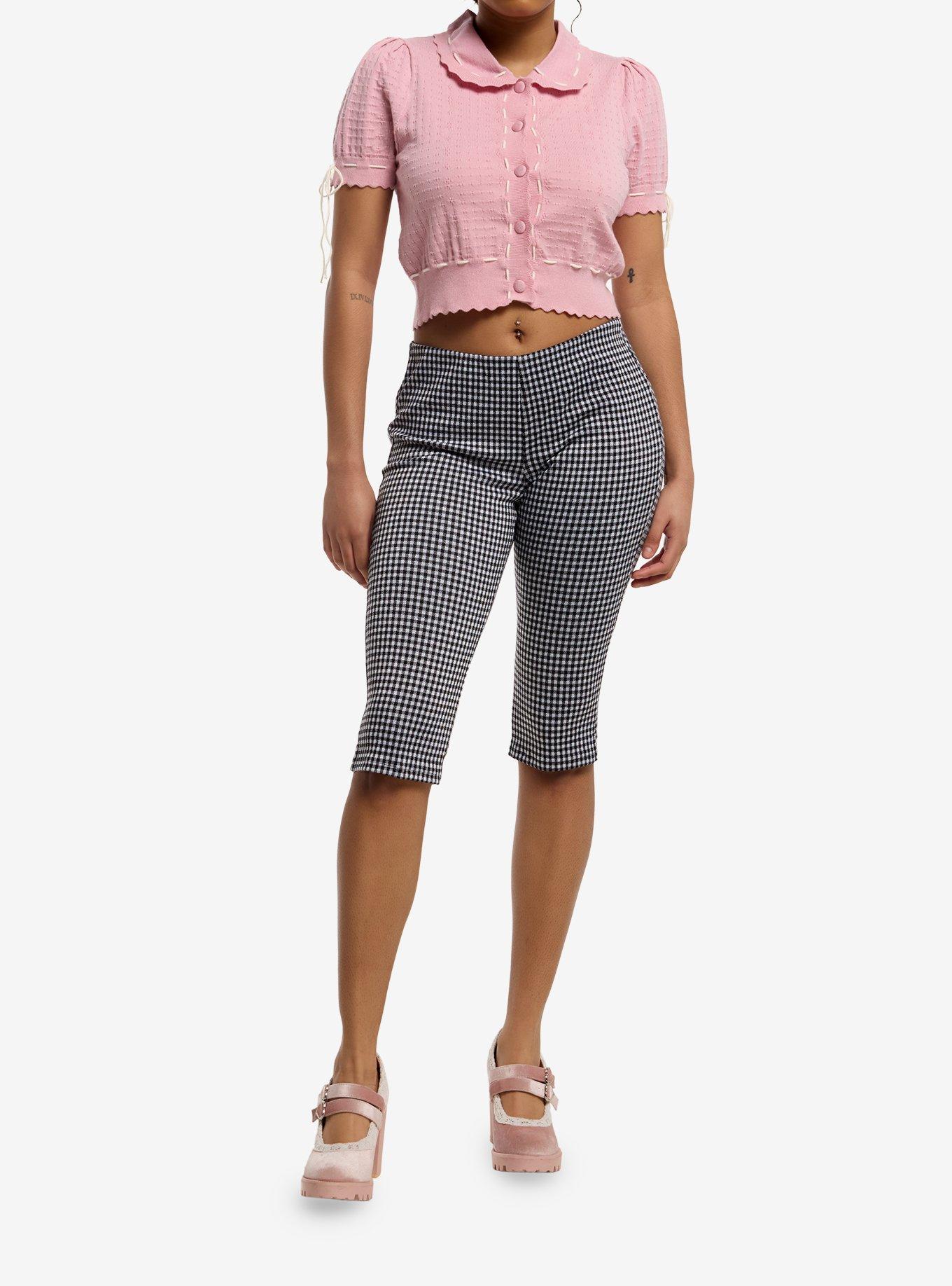 Sweet Society Pink Pointelle Girls Cardigan, , hi-res