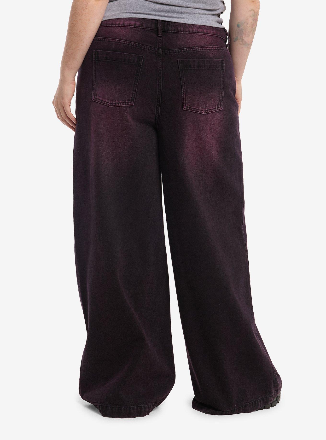 Sweet Society Cross Chain Pink Wash Jeans Plus Size, , hi-res