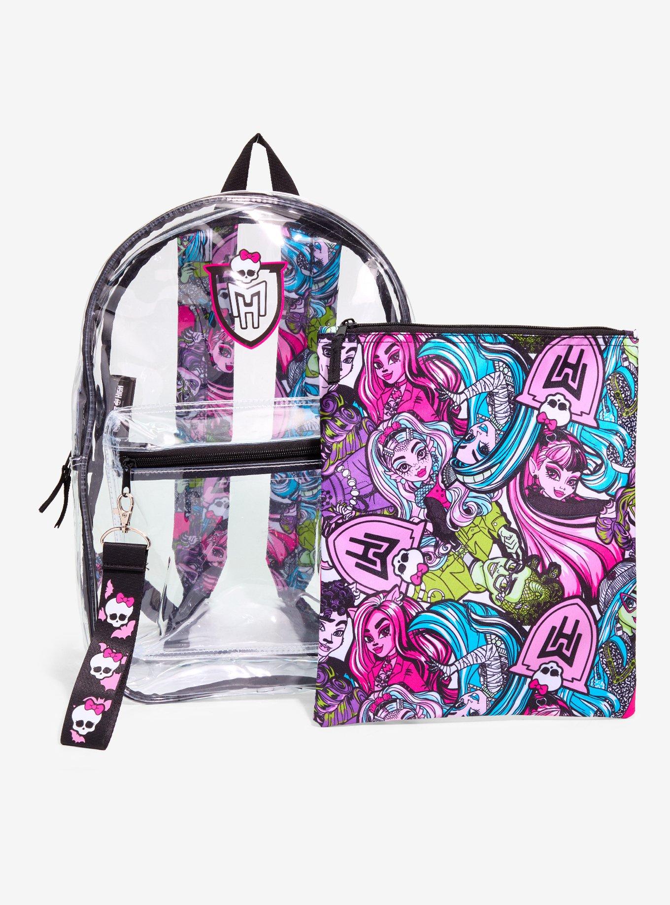 Monster High Characters Clear Backpack, , hi-res