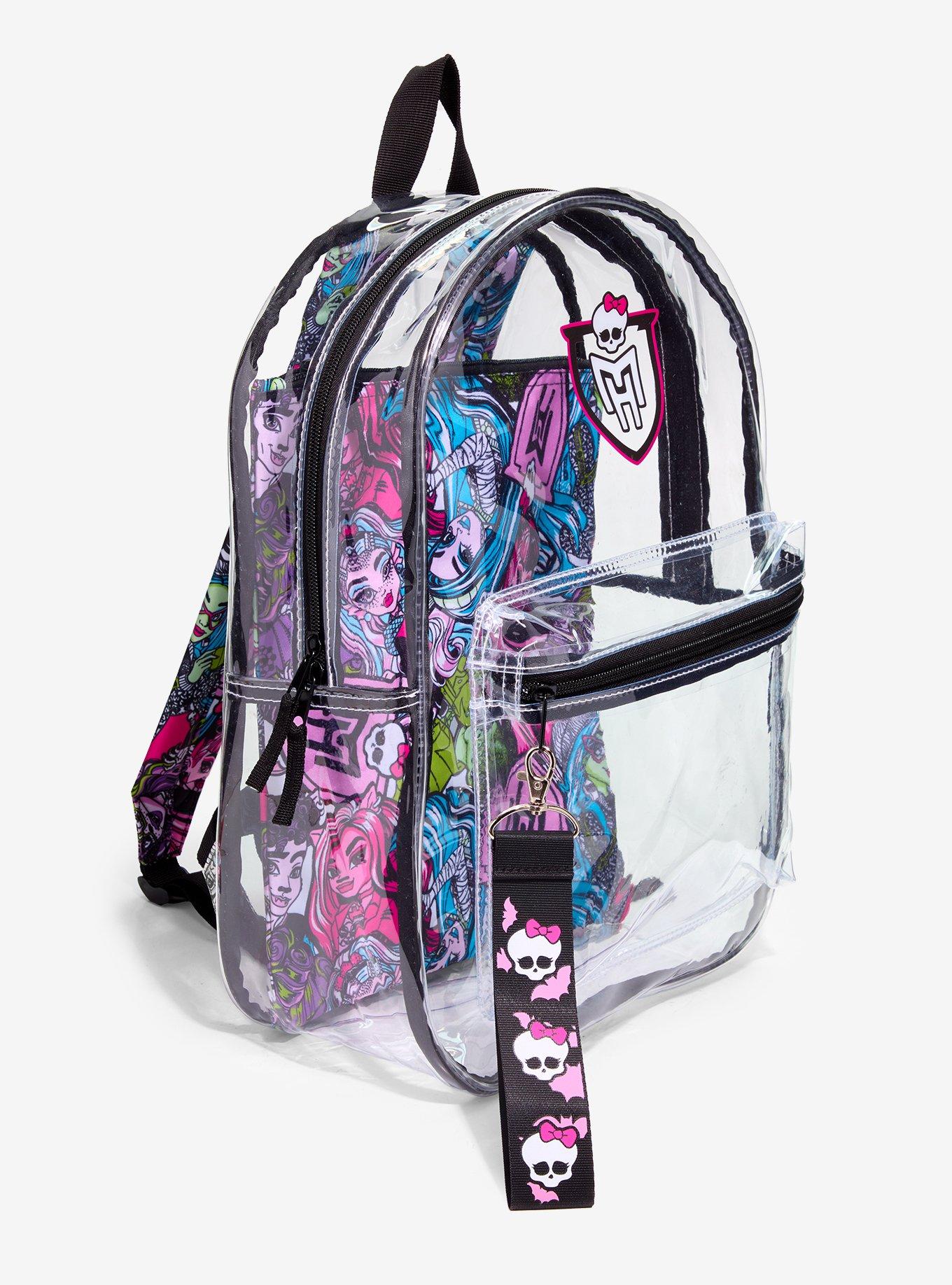 Monster High Characters Clear Backpack, , alternate