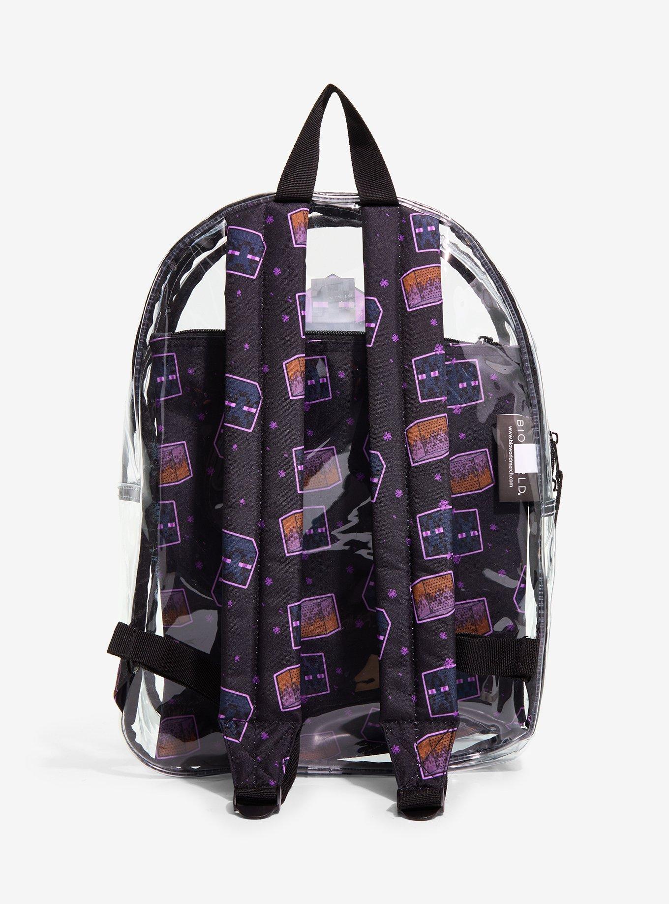 Minecraft Enderman Clear Backpack, , alternate