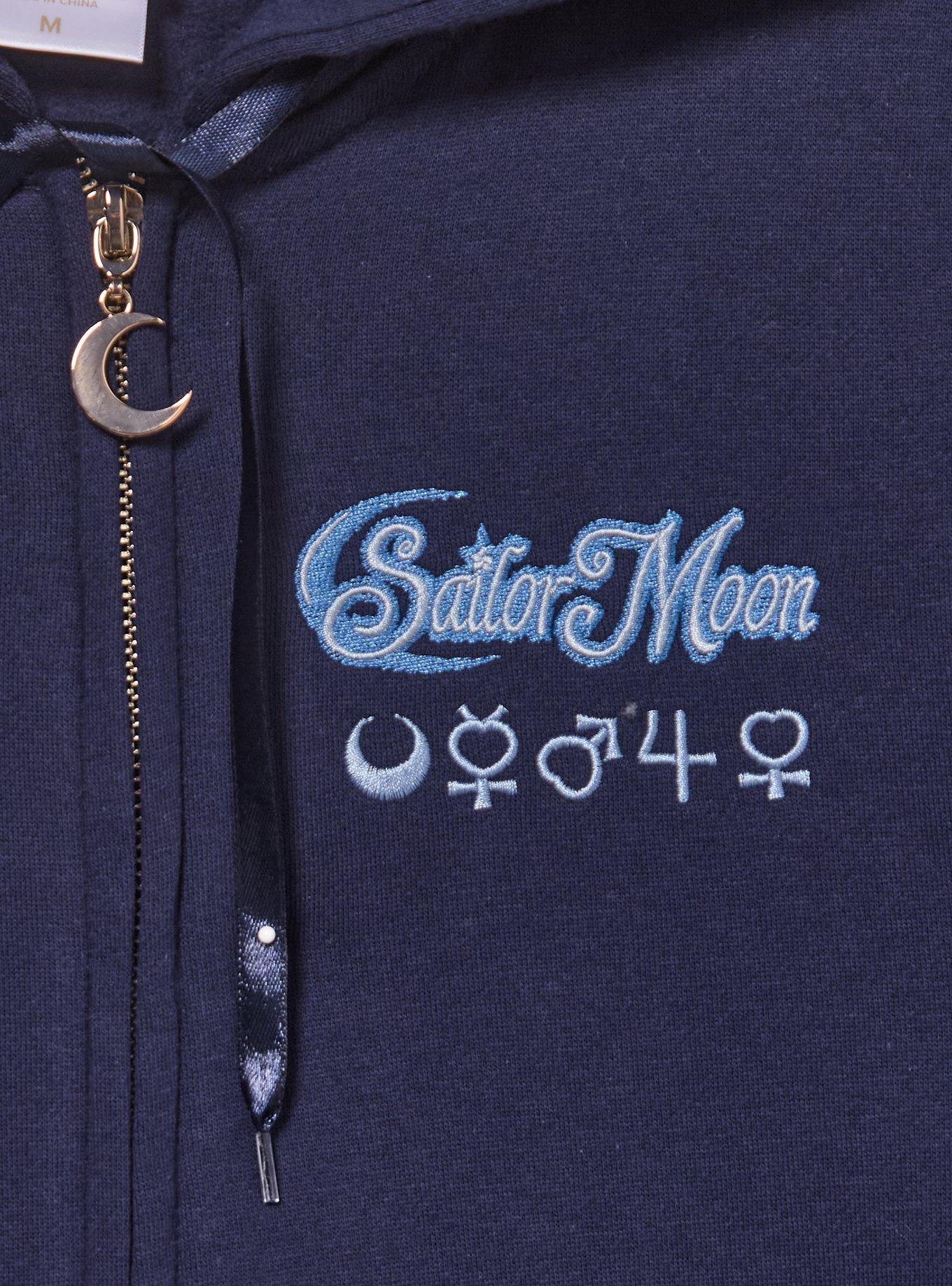 Pretty Guardian Sailor Moon Stars Women's Zippered Hoodie - BoxLunch Exclusive