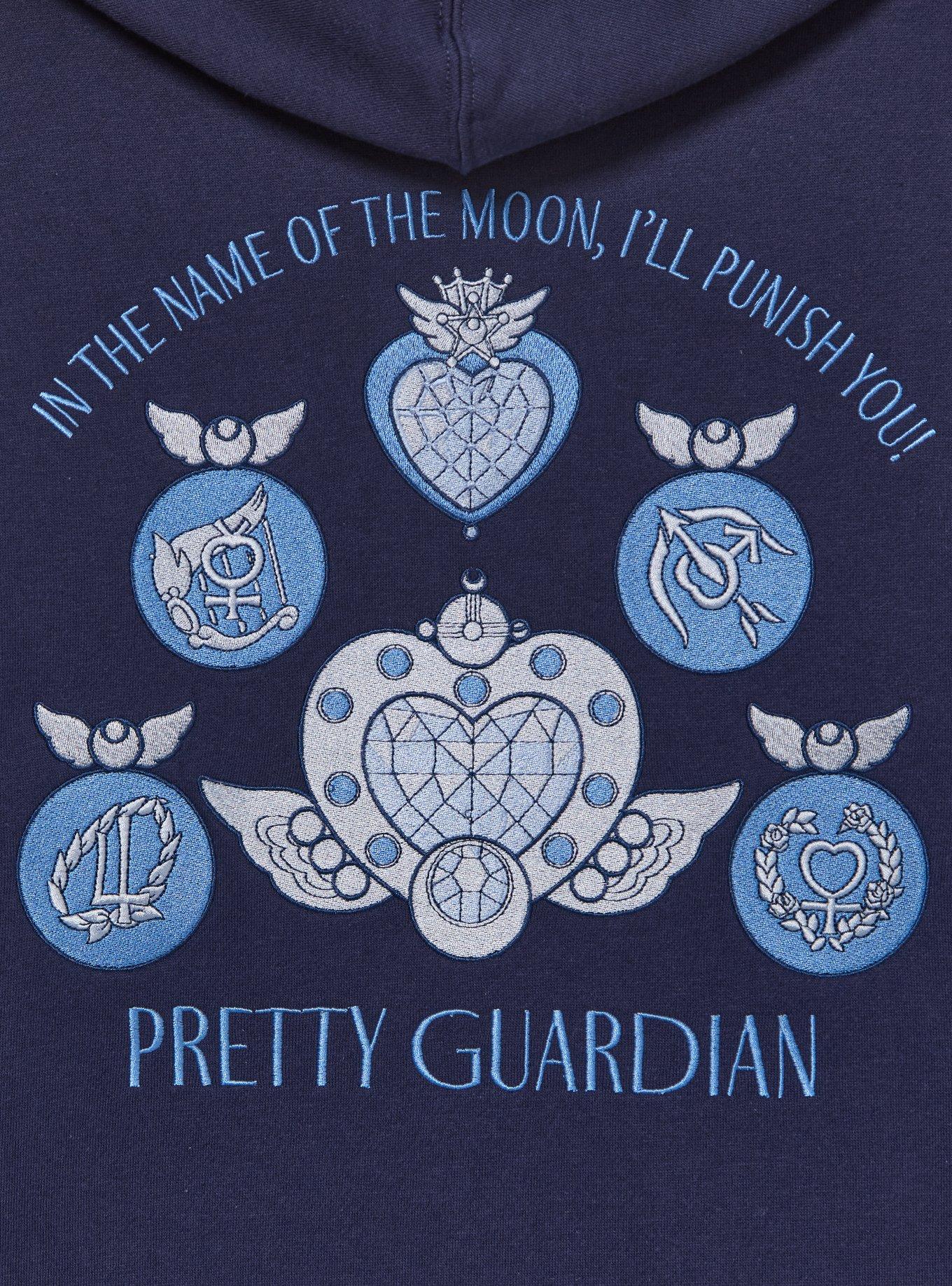 Pretty Guardian Sailor Moon Stars Women's Plus Zippered Hoodie - BoxLunch Exclusive