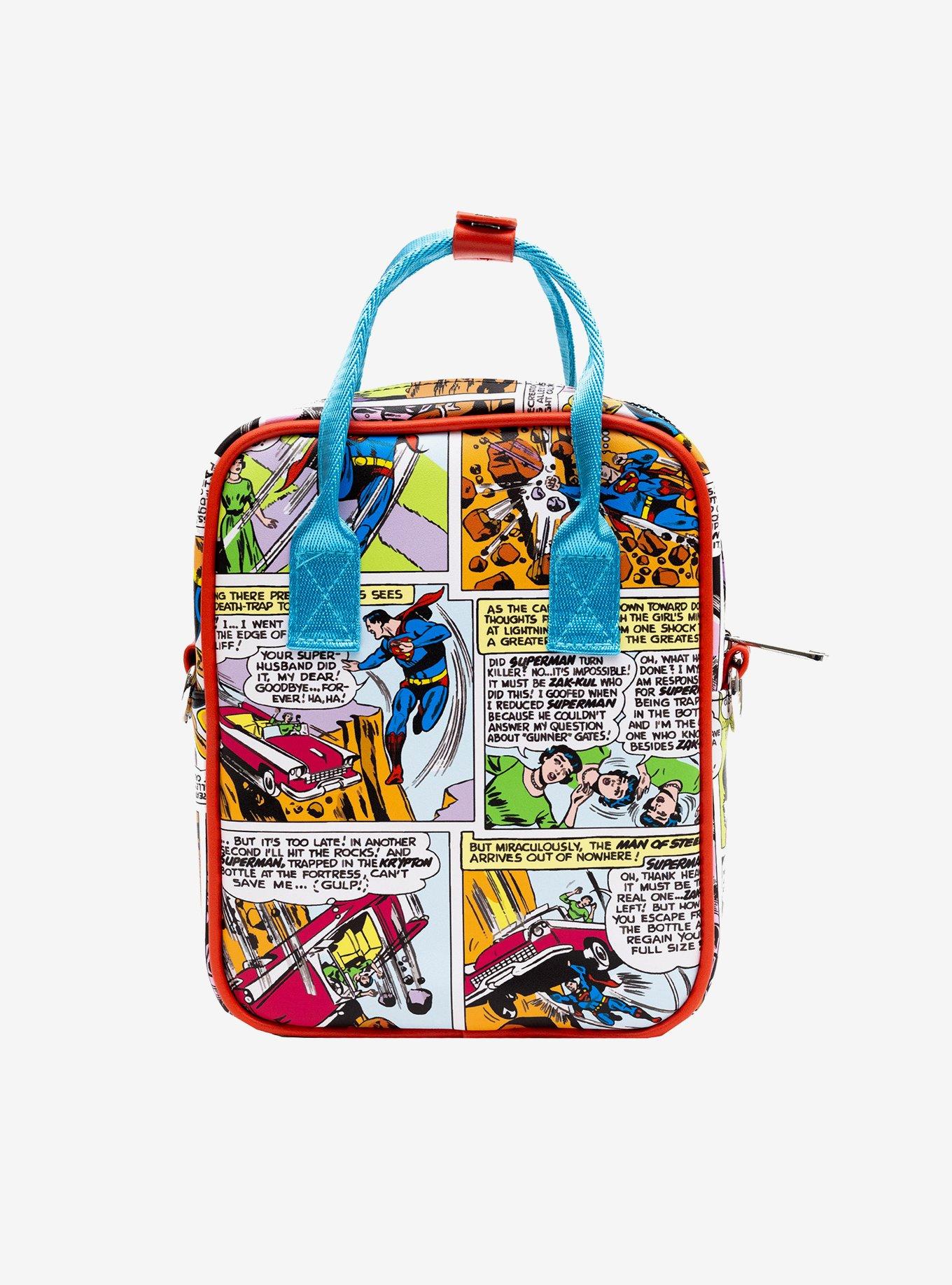 DC Comics Superman Return to Action Comics Cover Pose Crossbody Bag, , alternate