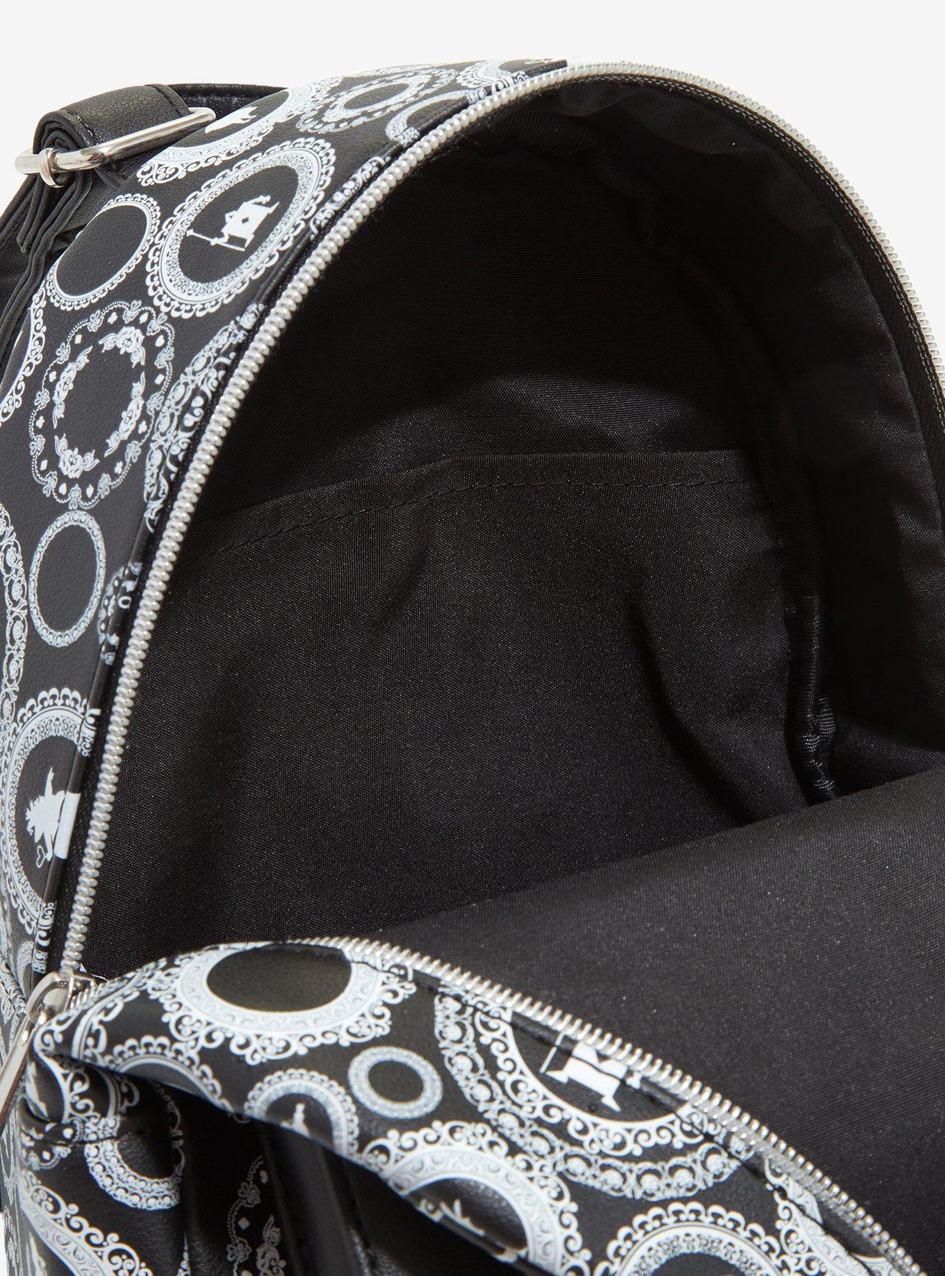 Loungefly Disney Alice In Wonderland Black & White Mini Backpack, , alternate - view 4