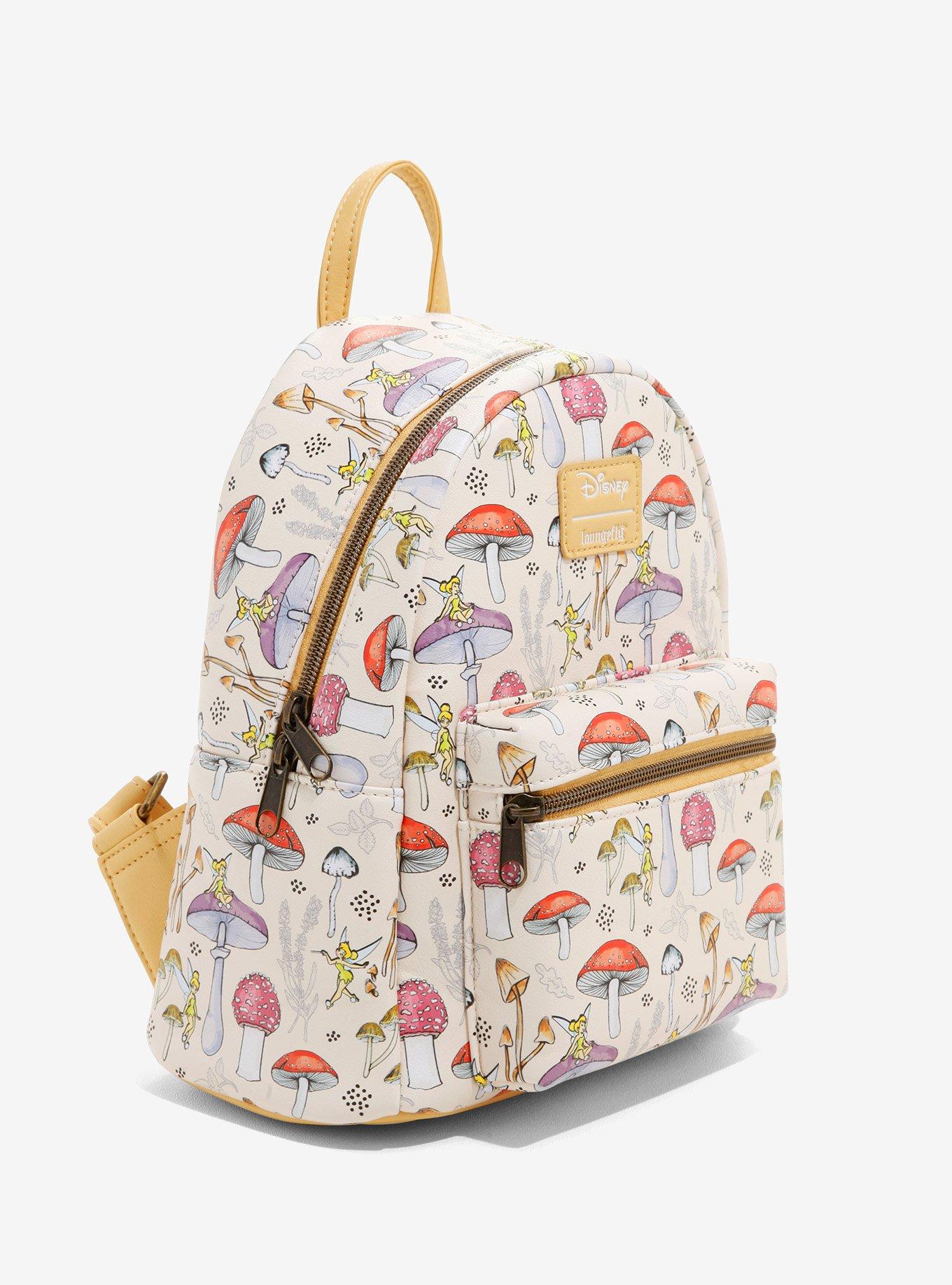 Loungefly Disney Peter Pan Tinker Bell Mushroom Mini Backpack, , hi-res