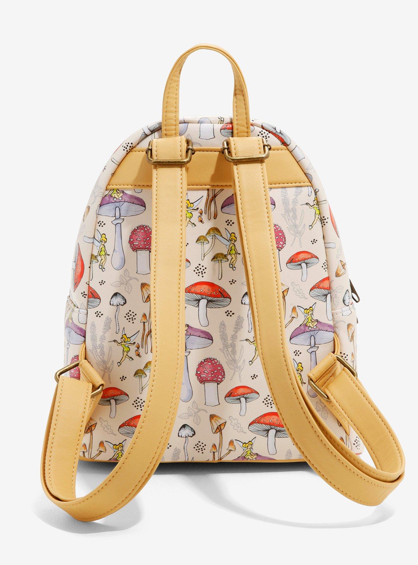 Loungefly Disney Peter Pan Tinker Bell Mushroom Mini Backpack, , alternate - view 3
