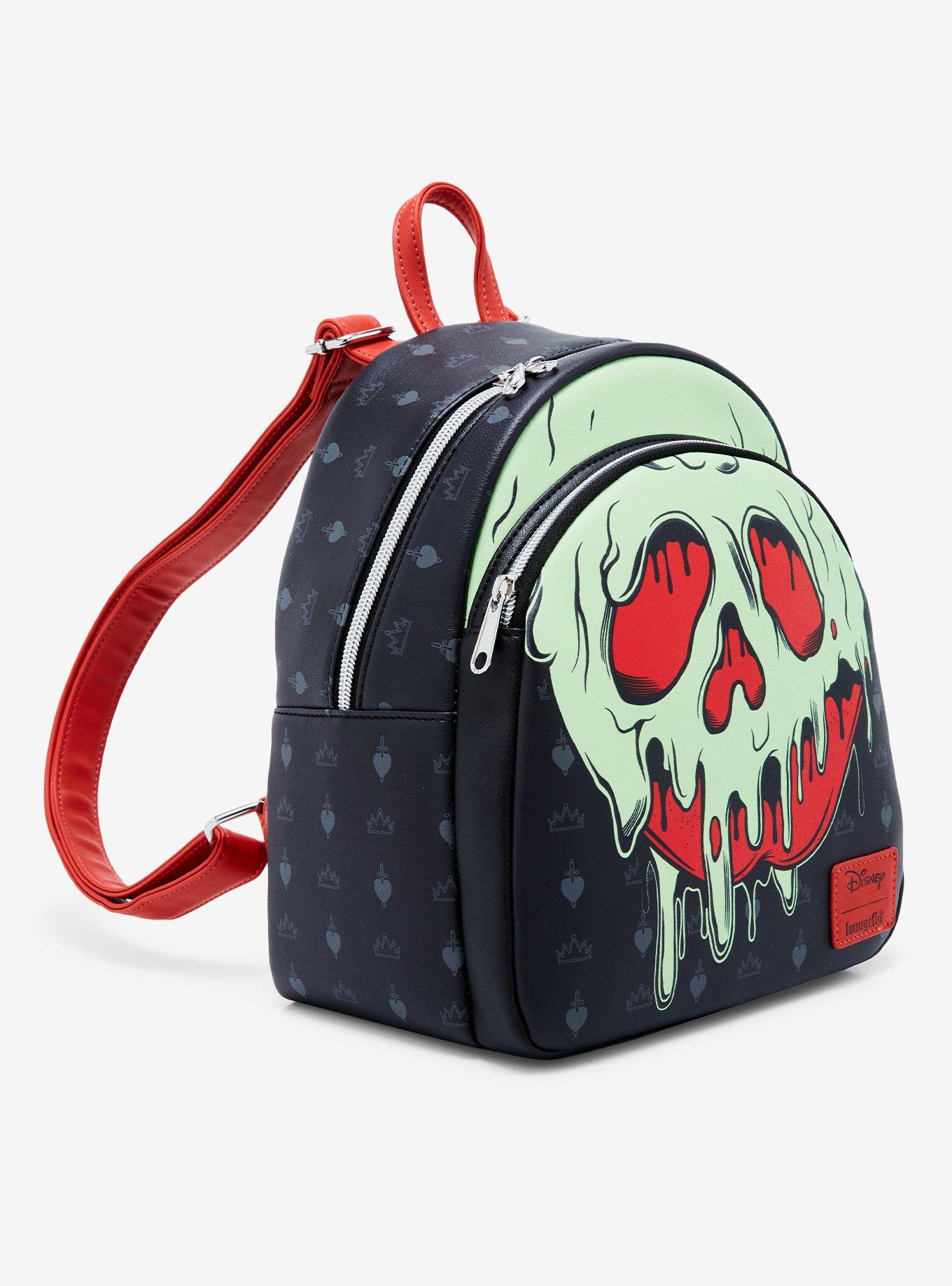 Loungefly Disney Snow White And The Seven Dwarfs Poison Apple Glow-In-The-Dark Mini Backpack, , hi-res
