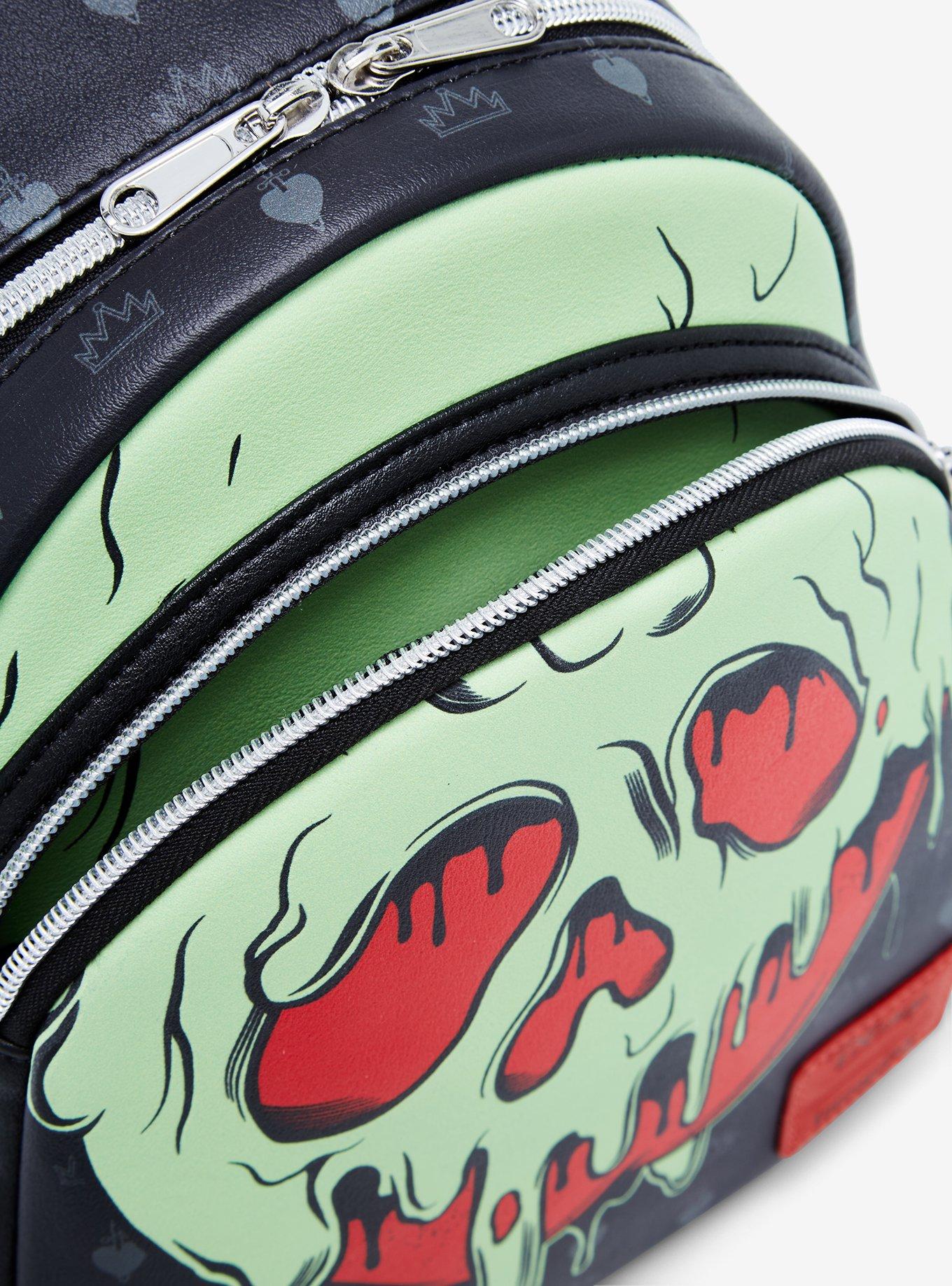 Loungefly Disney Snow White And The Seven Dwarfs Poison Apple Glow-In-The-Dark Mini Backpack, , alternate - view 5