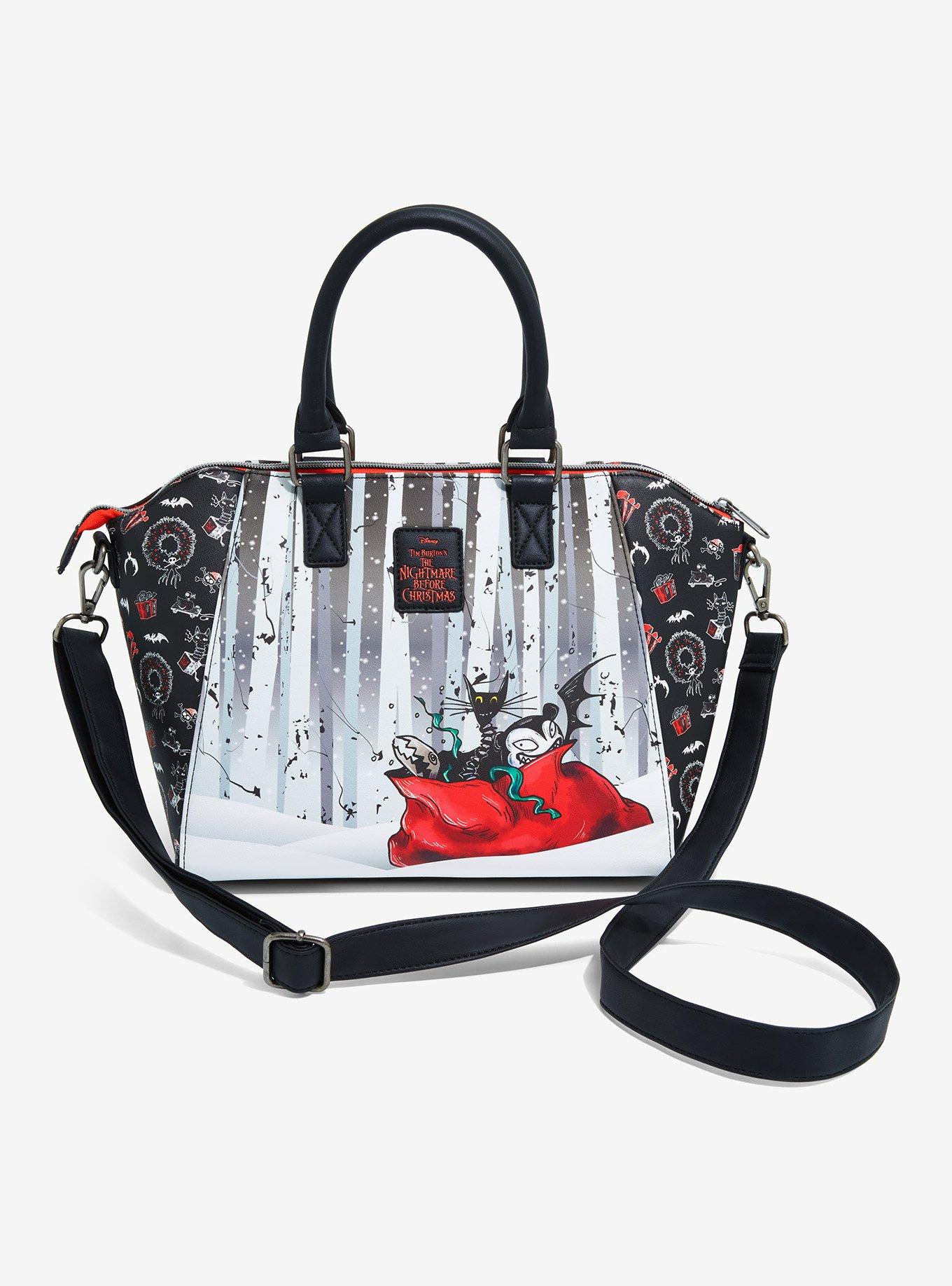 Loungefly The Nightmare Before Christmas Jack & Zero Satchel Bag, , alternate - view 3