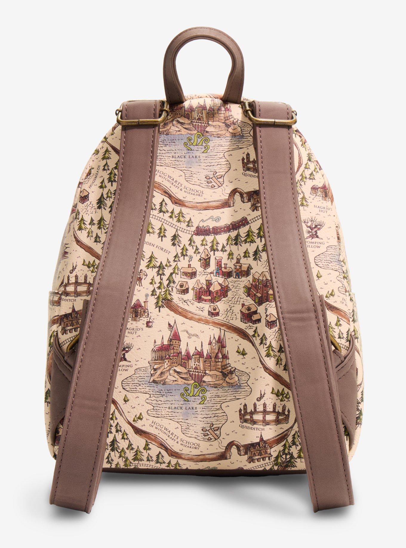 Loungefly Harry Potter Magical World Mini Backpack Hot Topic Exclusive, , alternate - view 3