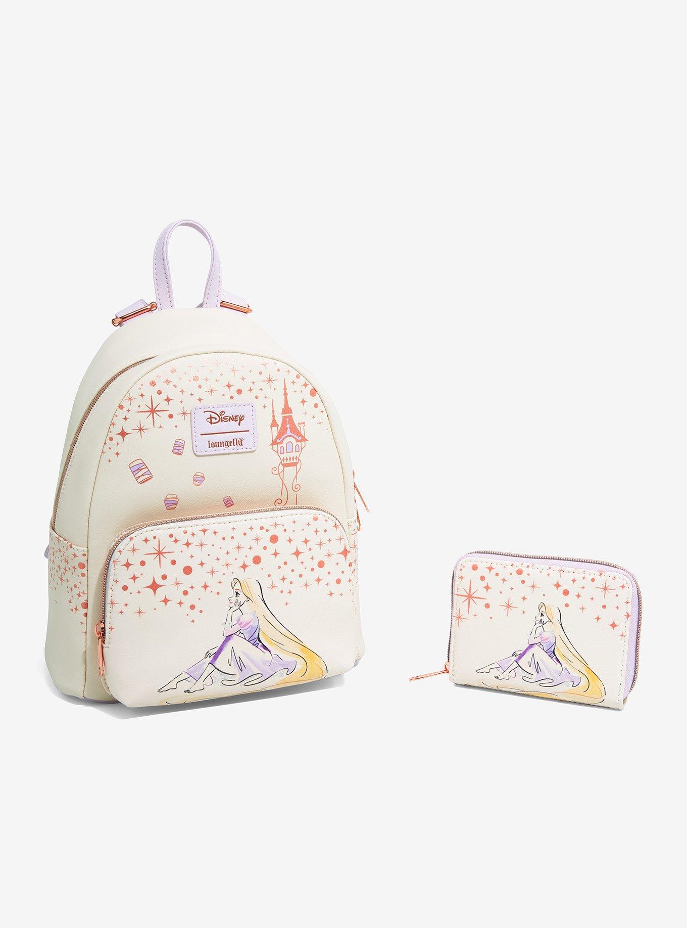 Loungefly Disney Tangled Rapunzel Stars Mini Backpack, , alternate - view 5