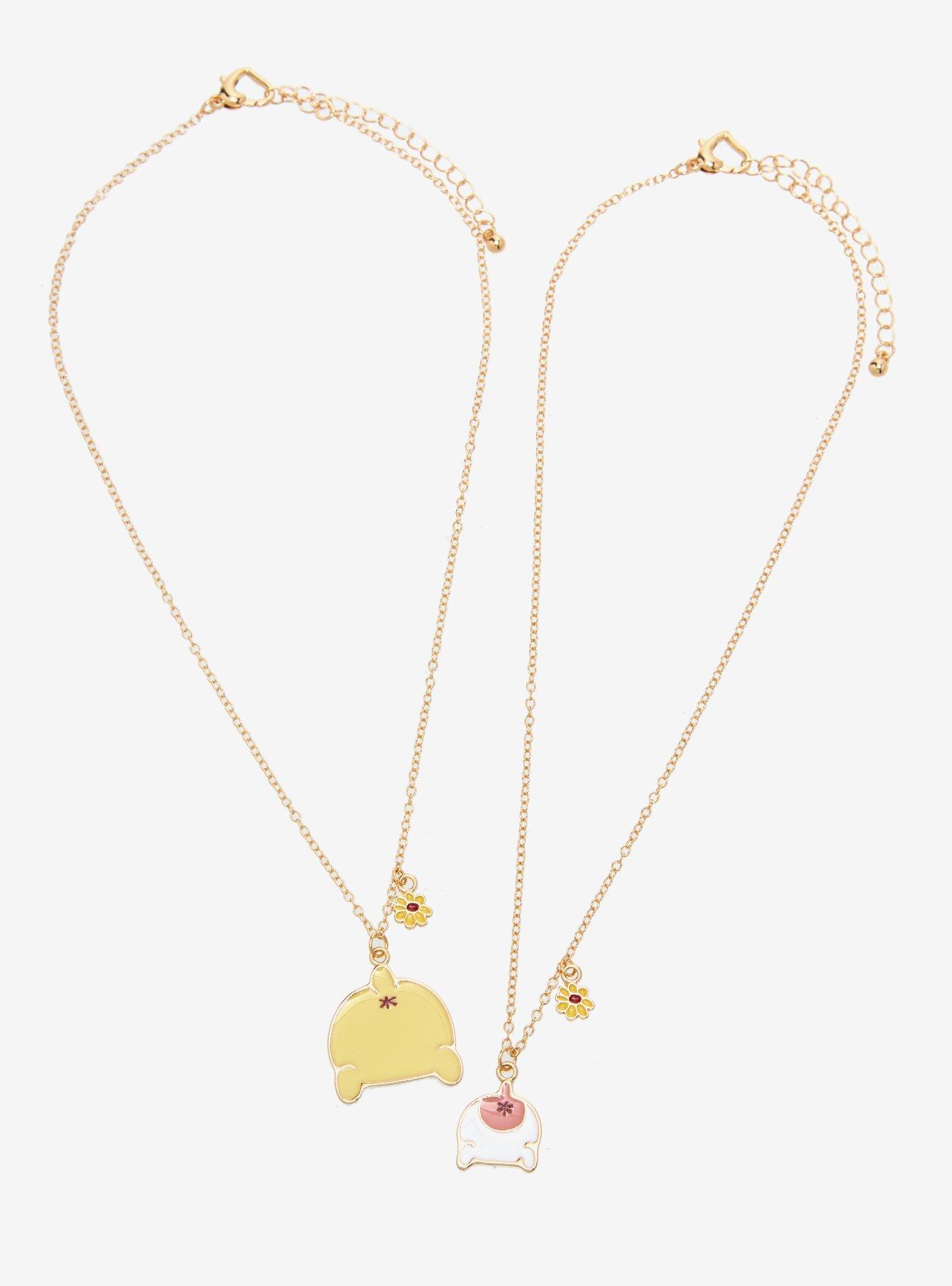 Pompompurin Muffin Behind Best Friend Necklace Set, , hi-res
