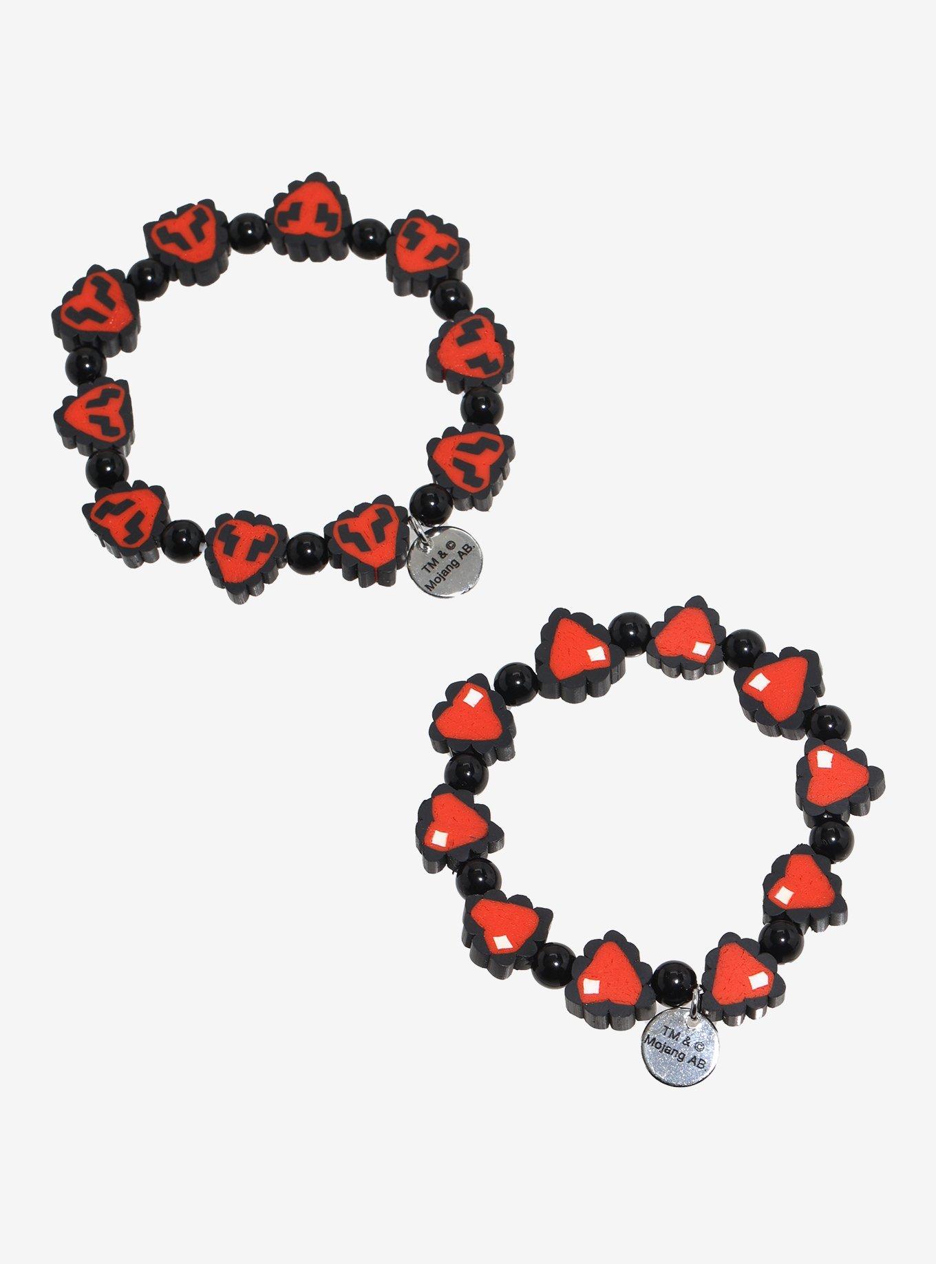 Minecraft Heart Health Bead Bracelet Set, , hi-res