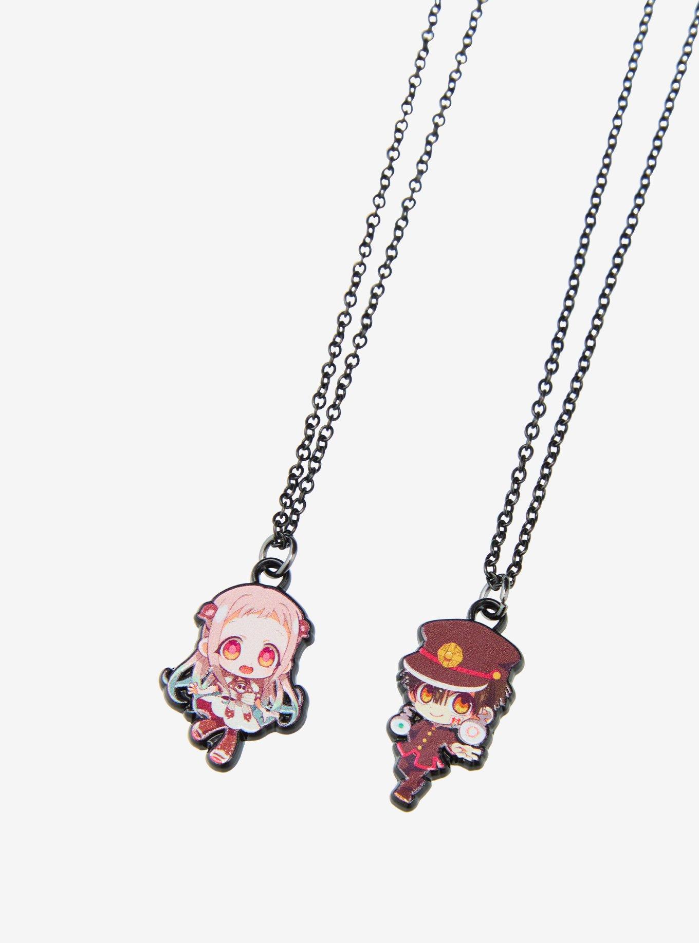 Toilet-Bound Hanako-Kun Nene & Hanako Best Friend Necklace Set, , alternate