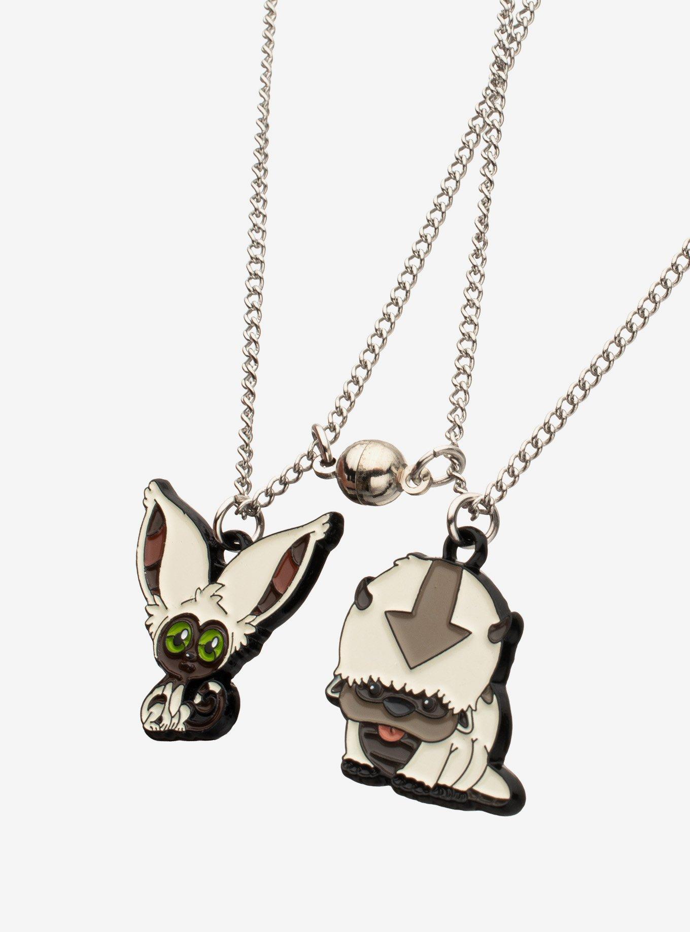 Avatar: The Last Airbender Momo & Appa Best Friend Necklace Set, , alternate