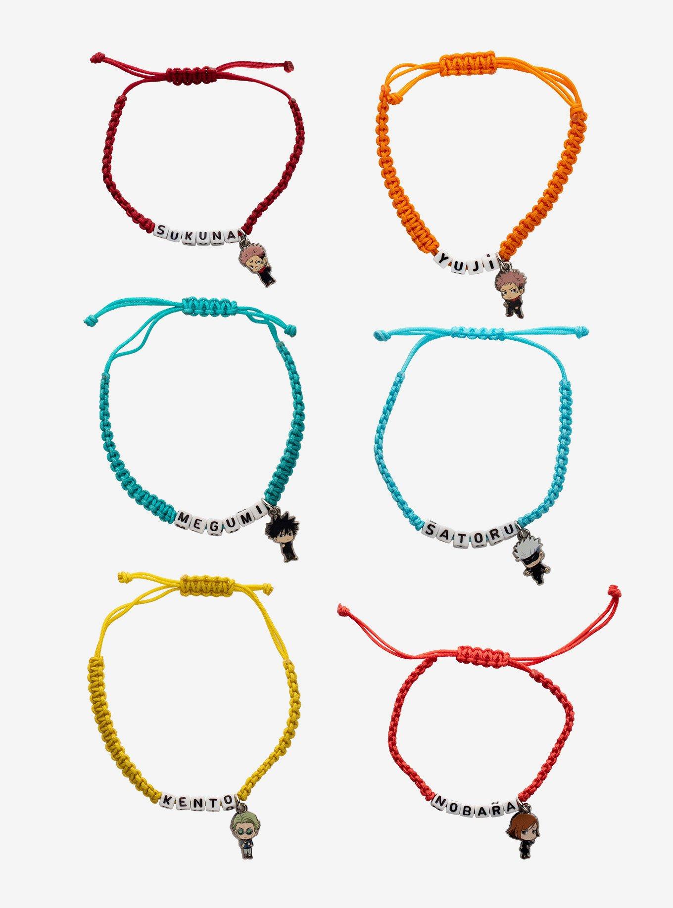 Jujutsu Kaisen Character Cord Bracelet Set, , hi-res