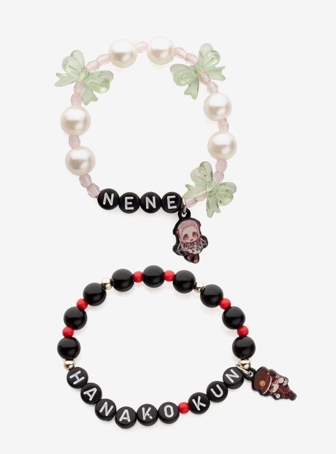 Toilet-Bound Hanako-Kun Nene & Hanako Best Friend Bead Bracelet Set, , hi-res