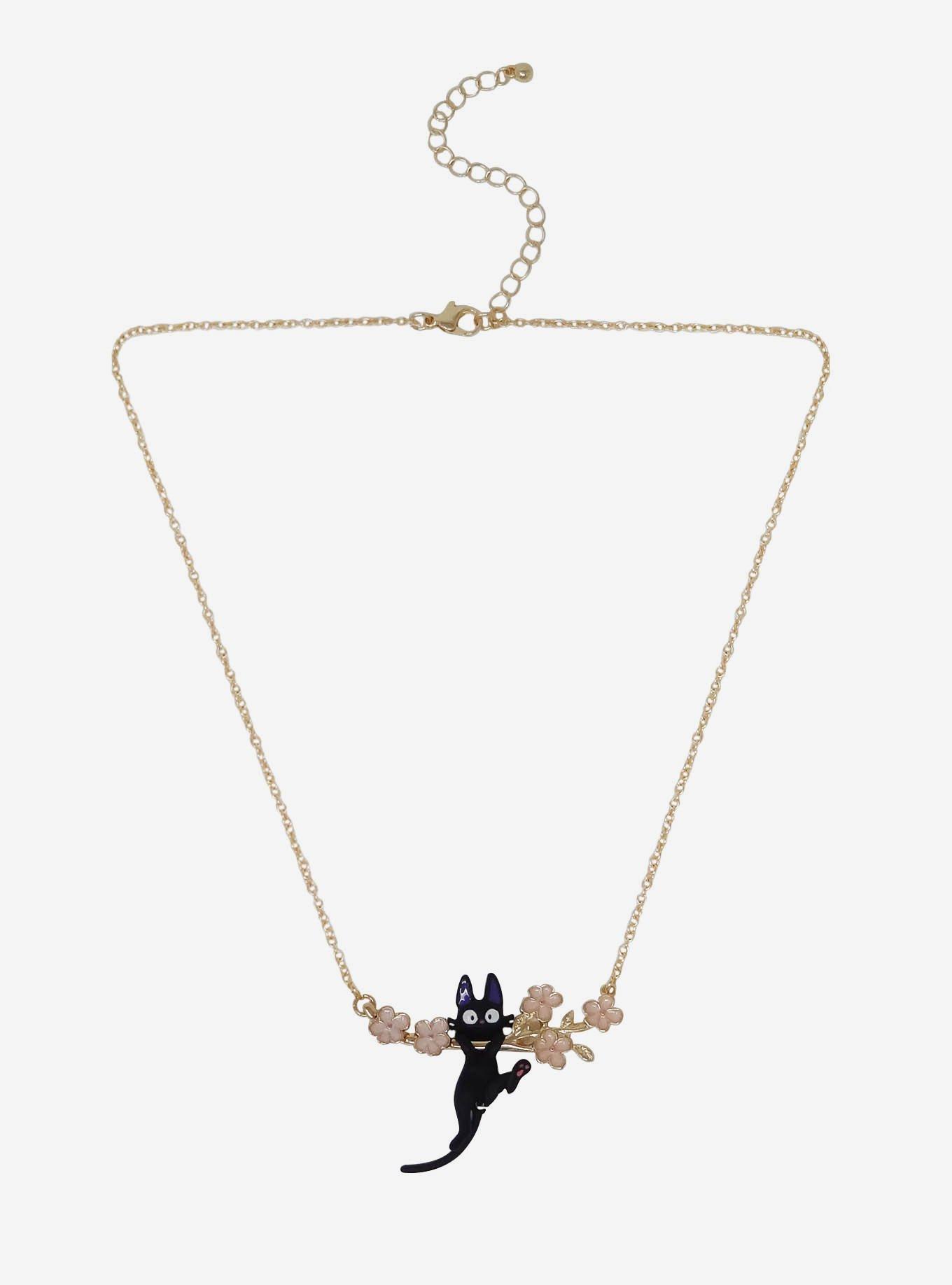 Studio Ghibli&reg; Kiki's Delivery Service Jiji Hanging Necklace, , hi-res