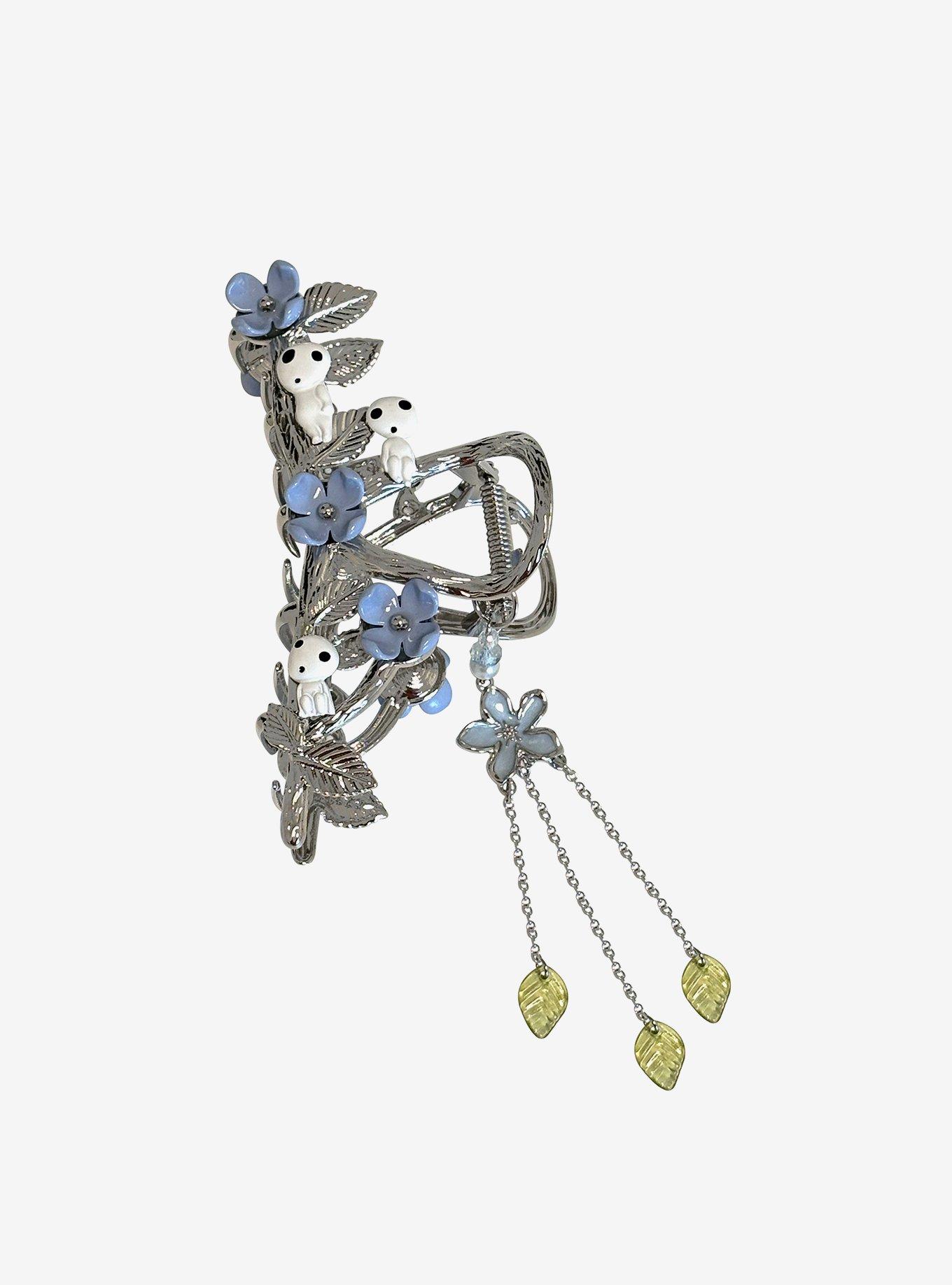Studio Ghibli&reg; Princess Mononoke Kodama Flower Chain Claw Hair Clip, , hi-res