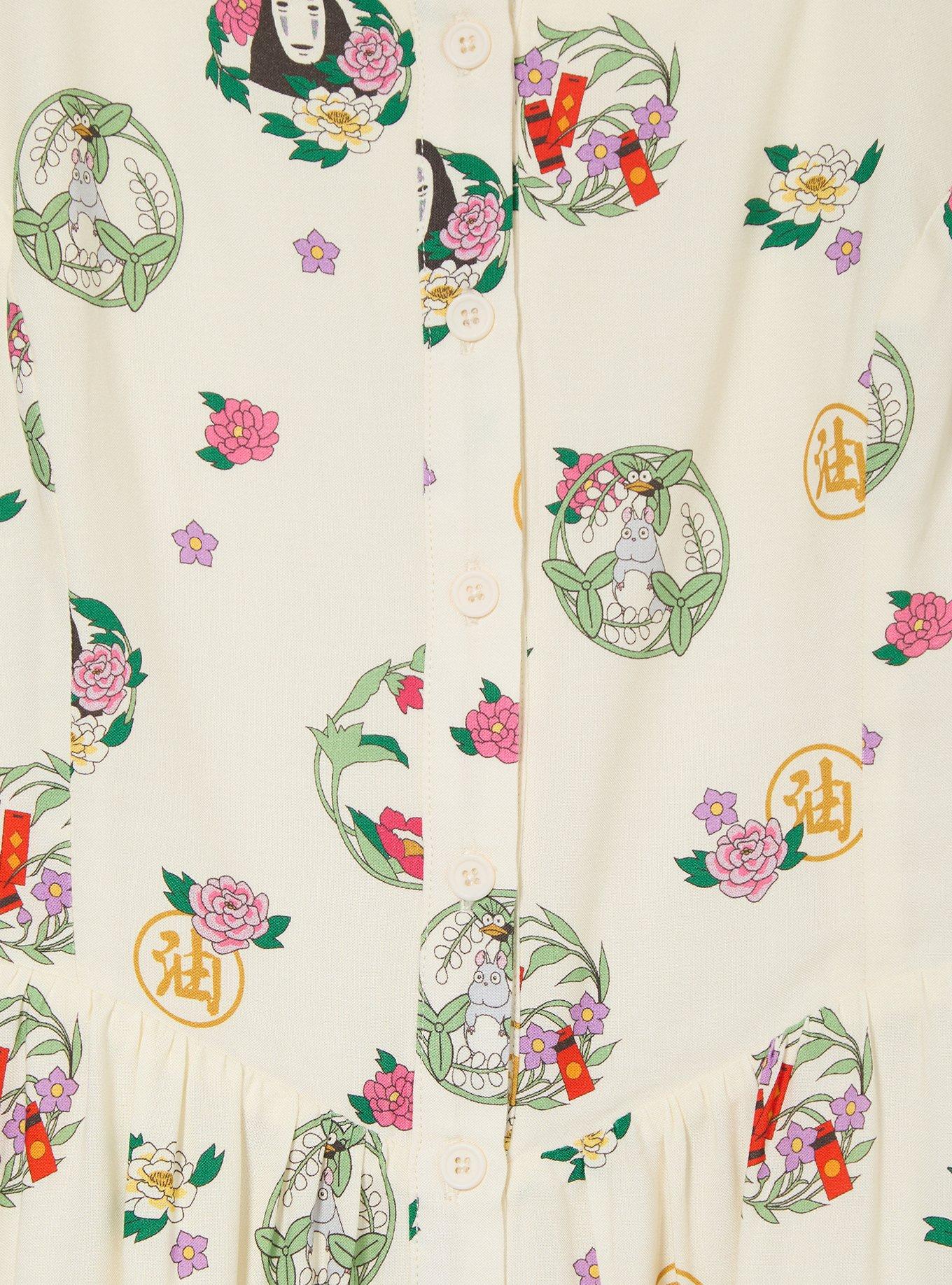 Studio Ghibli® Spirited Away Floral Characters Allover Print Tank Dress - BoxLunch Exclusive