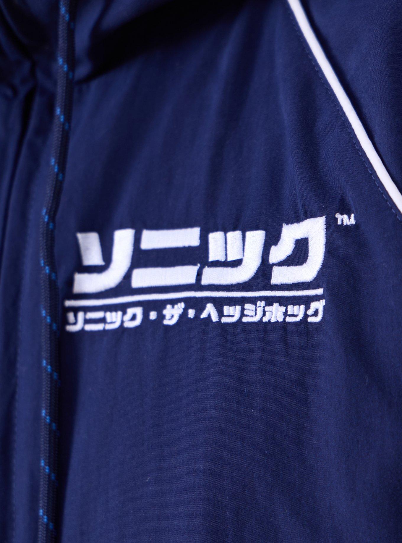 Sonic the Hedgehog 35th Anniversary Windbreaker &mdash; BoxLunch Exclusive, BLUE, alternate - view 6