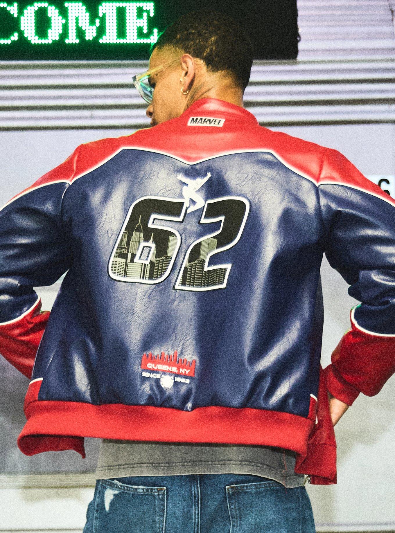 Marvel Spider-Man Faux Leather Moto Jacket - BoxLunch Exclusive