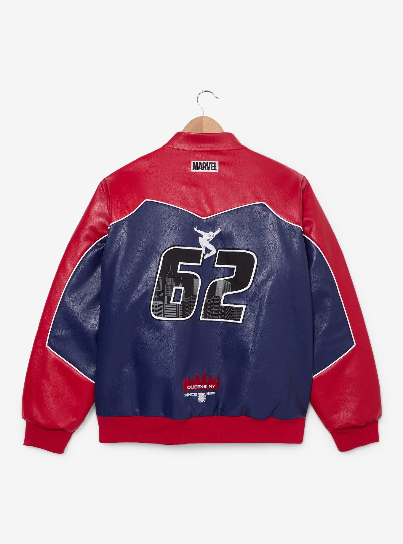 Marvel Spider-Man Faux Leather Moto Jacket - BoxLunch Exclusive
