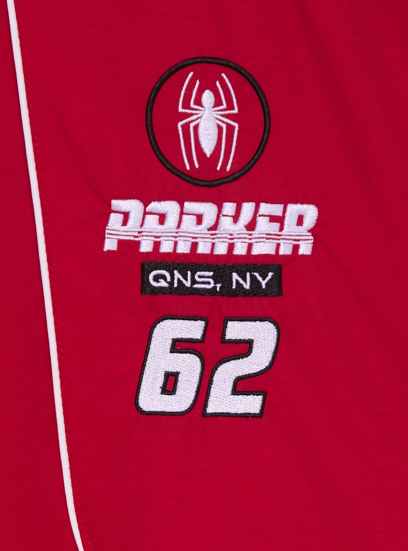 Marvel Spider-Man Color Block Windbreaker - BoxLunch Exclusive, RED, alternate - view 3