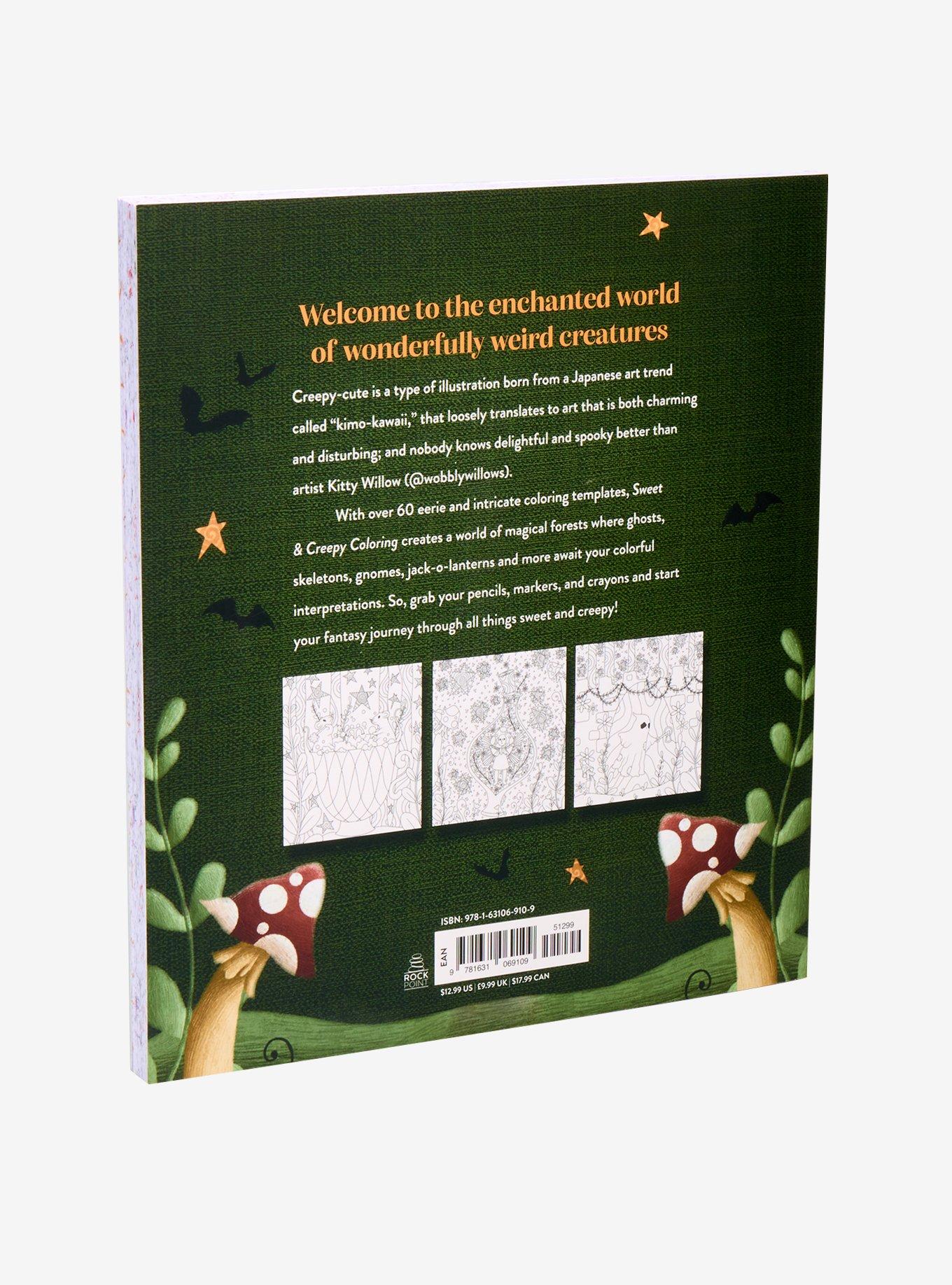 Sweet & Creepy Coloring Book, , alternate